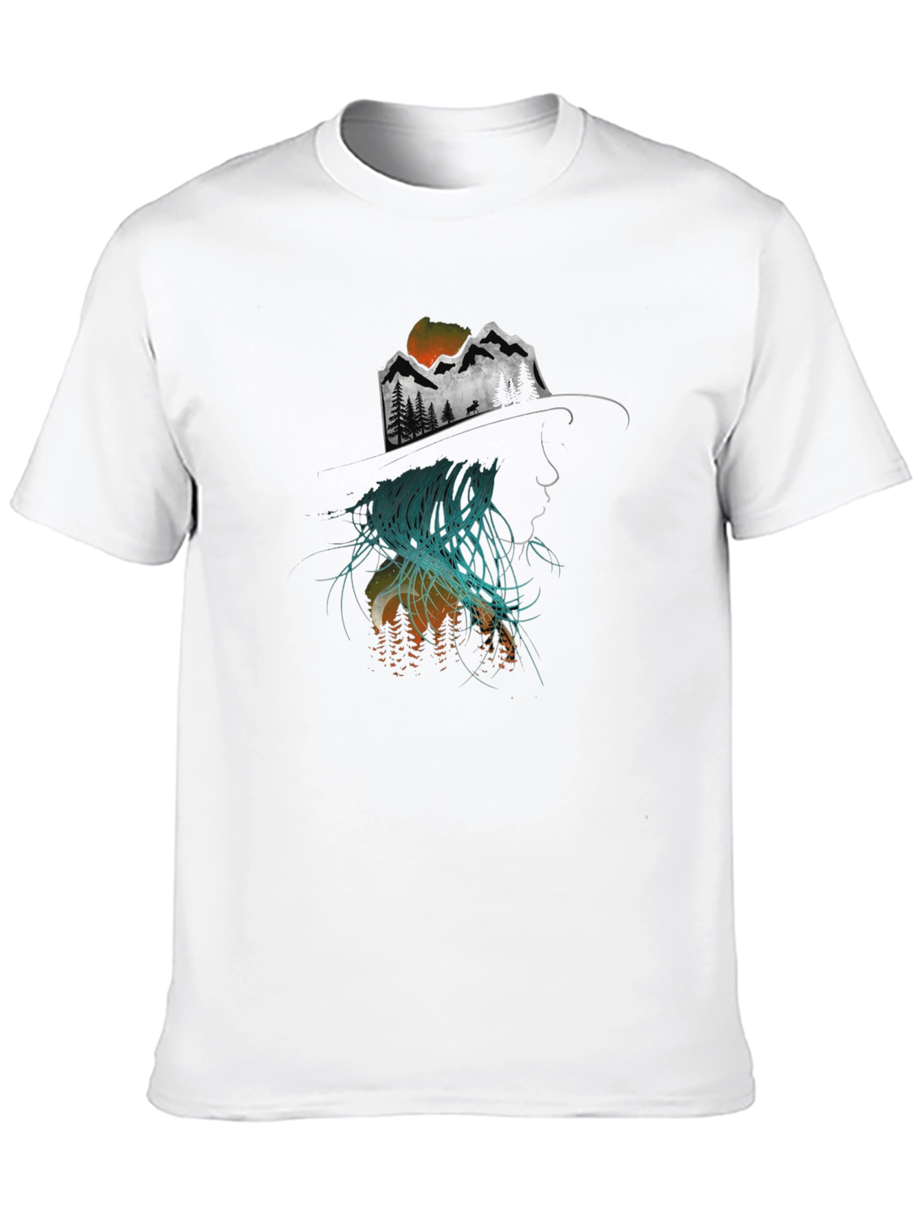 Nature Silhouette Graphic Tee - Unisex