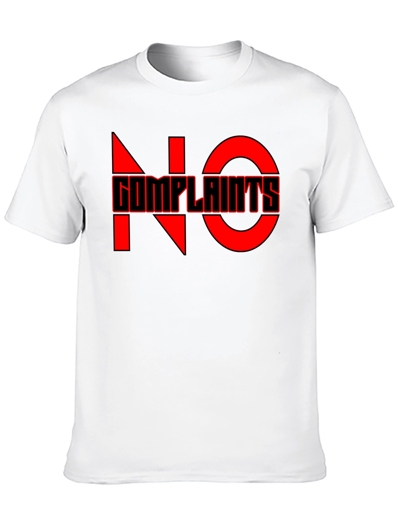 No Complaints Graphic Tee - Black Casual T-Shirt