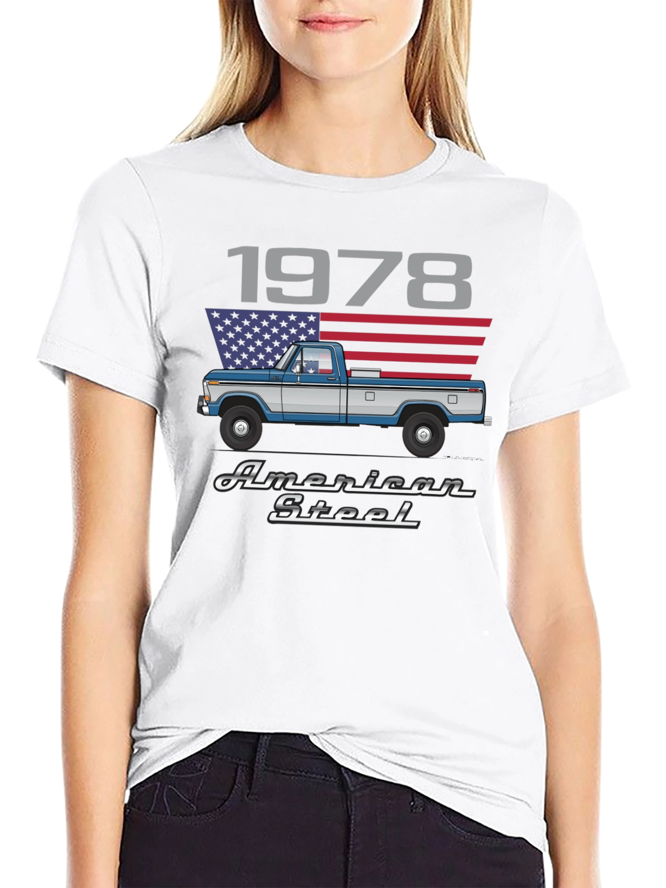 1978 American Steel Truck Graphic T-Shirt