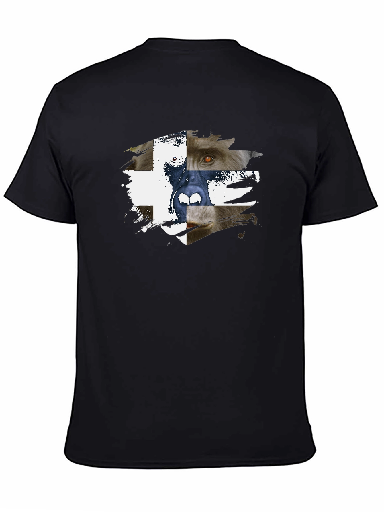 Abstract Animal Graphic Print T-Shirt