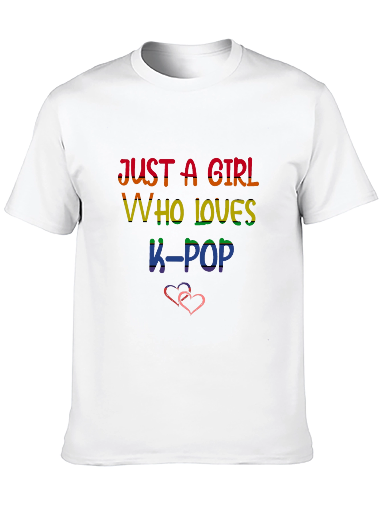 K-Pop Girl Rainbow Pride T-Shirt