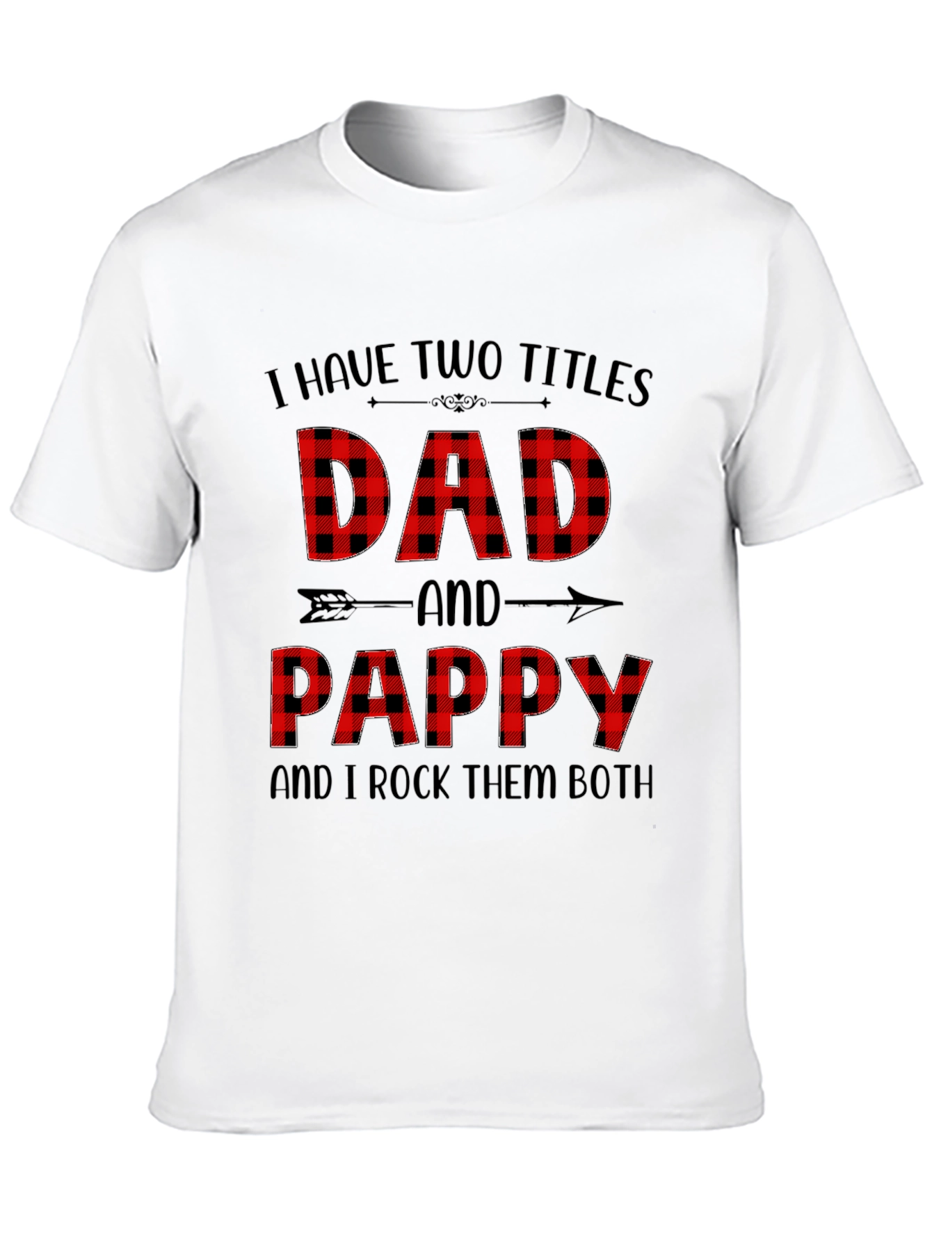 Dad & Pappy Plaid T-Shirt