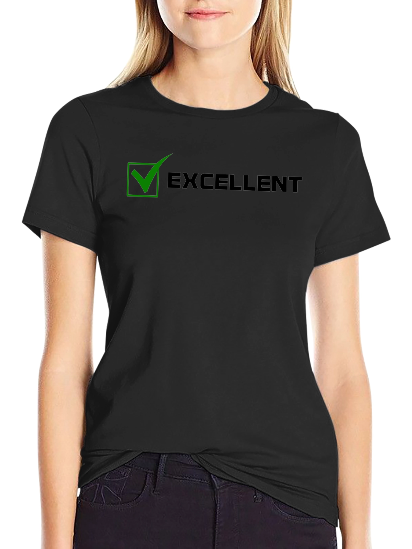 Excellent Graphic Tee - Mens Black T-Shirt