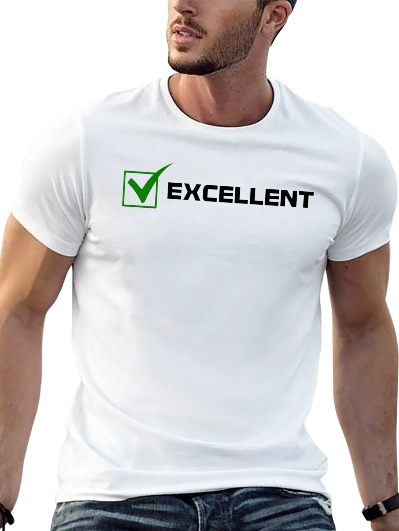 Excellent Graphic Tee - Mens Black T-Shirt