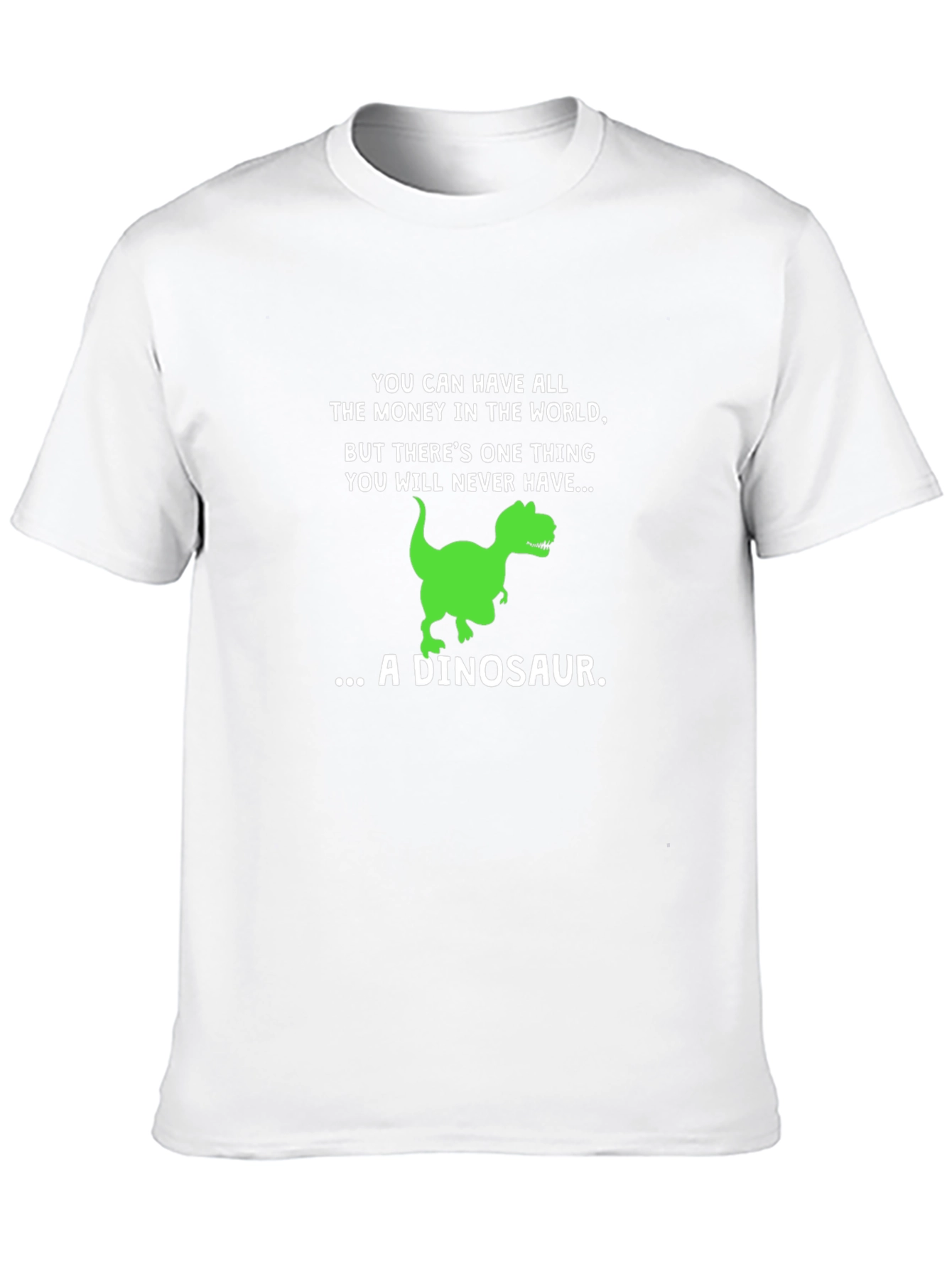 Dinosaur Graphic Tee - Humorous T-Rex T-Shirt
