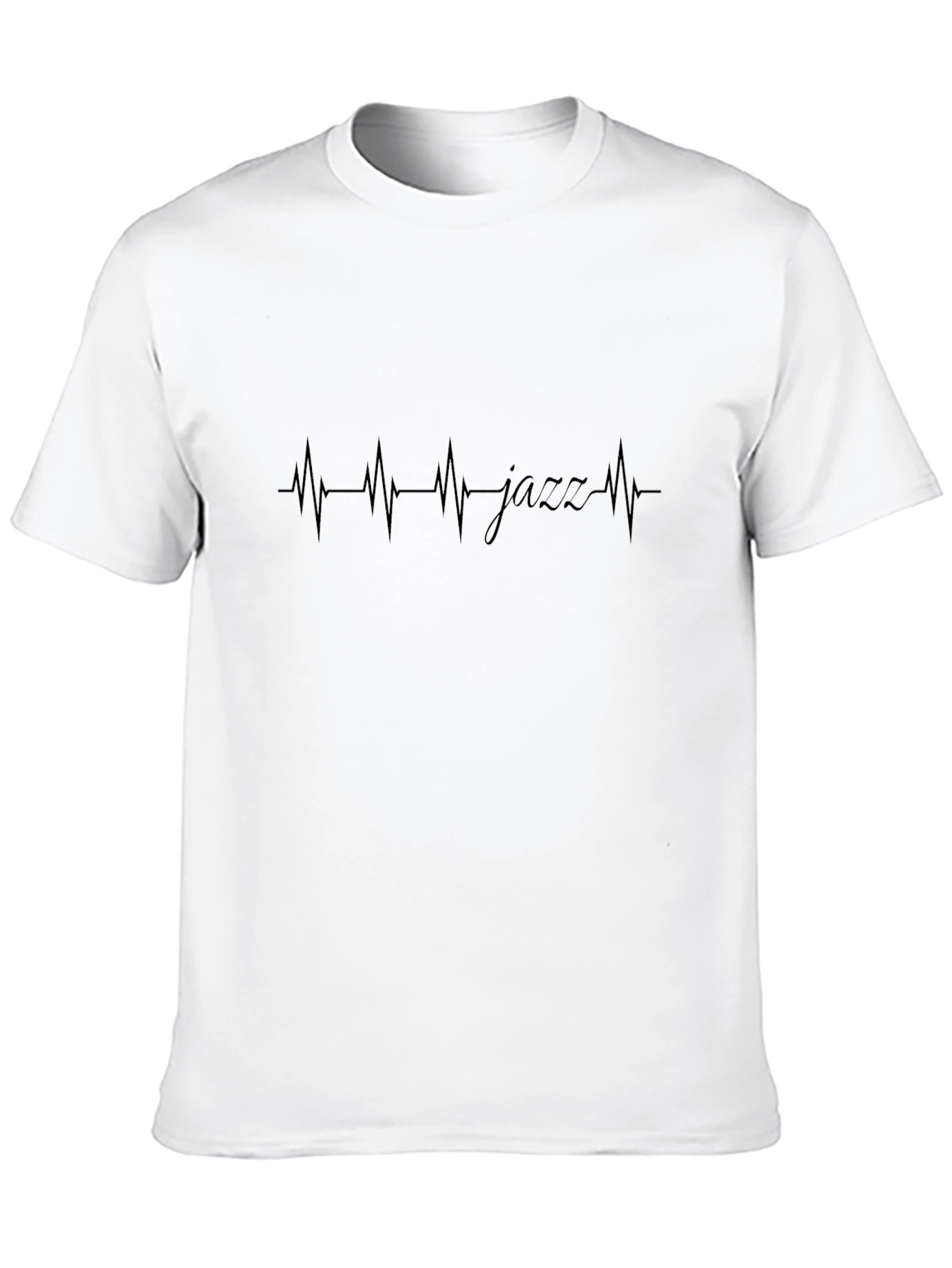Jazz Heartbeat T-Shirt - Music Lover Tee
