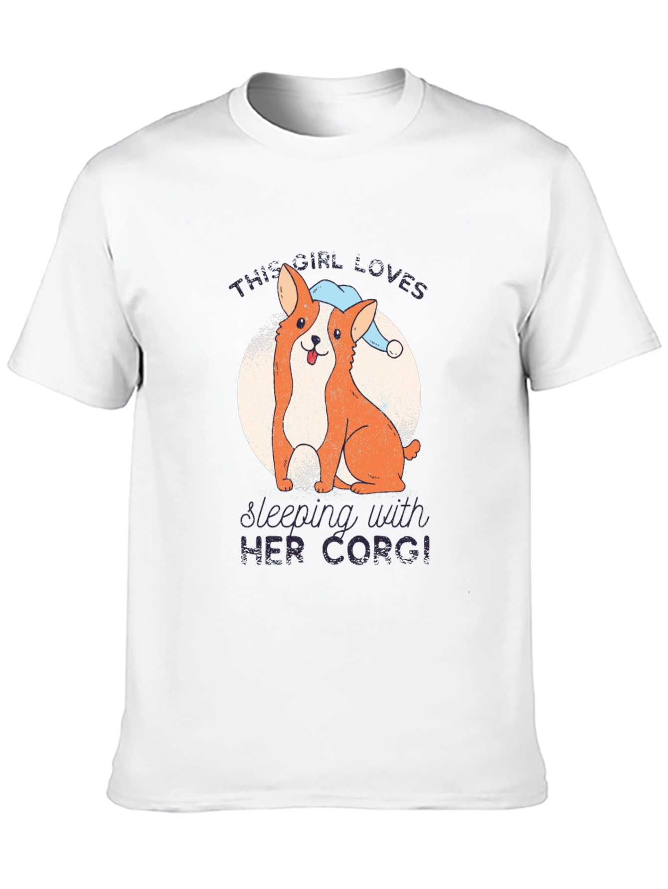 Corgi Lovers Black T-Shirt