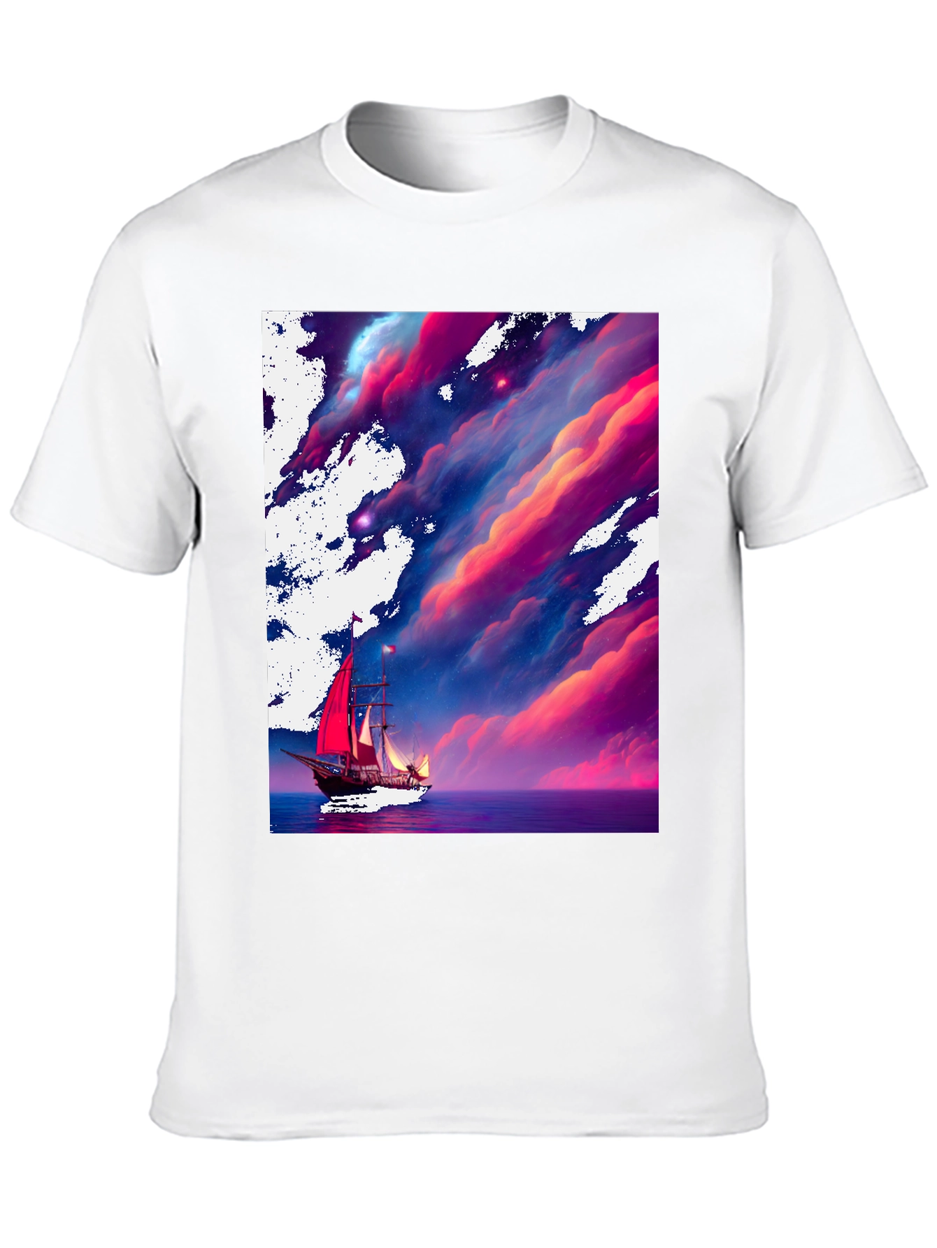 Sailboat Dreamscape Graphic Tee