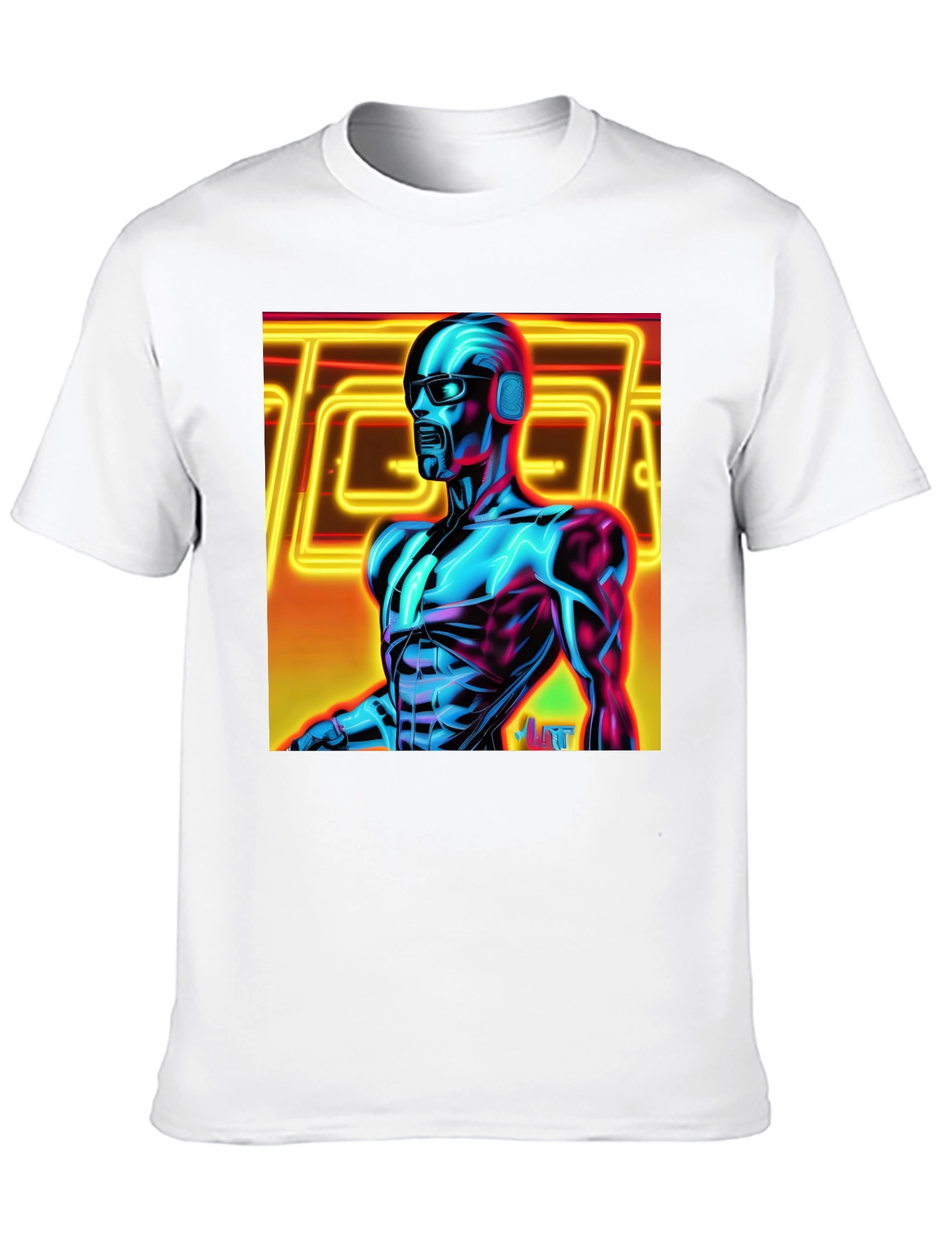 Cyberpunk DJ Graphic Tee - Black