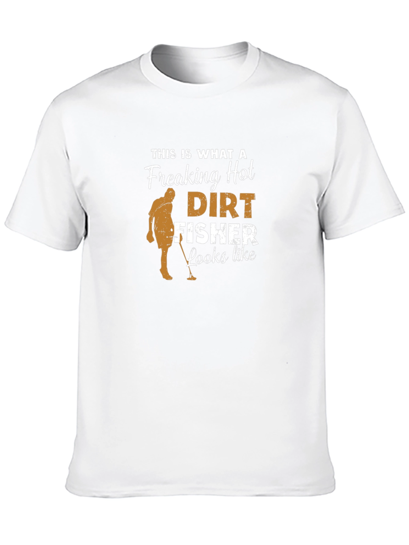 Funny Dirt Fisher Graphic Tee