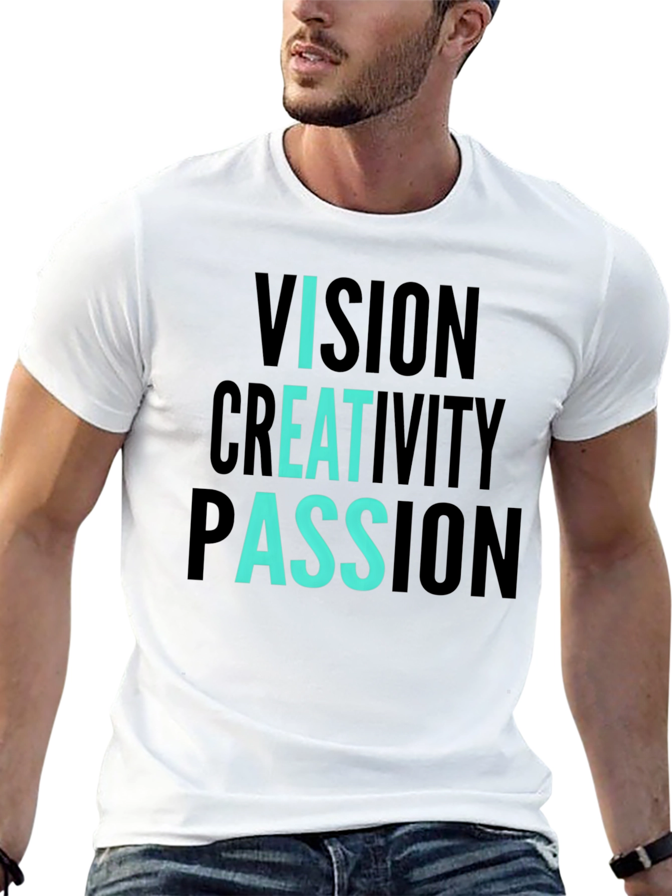 Vision Creativity Passion Graphic Tee