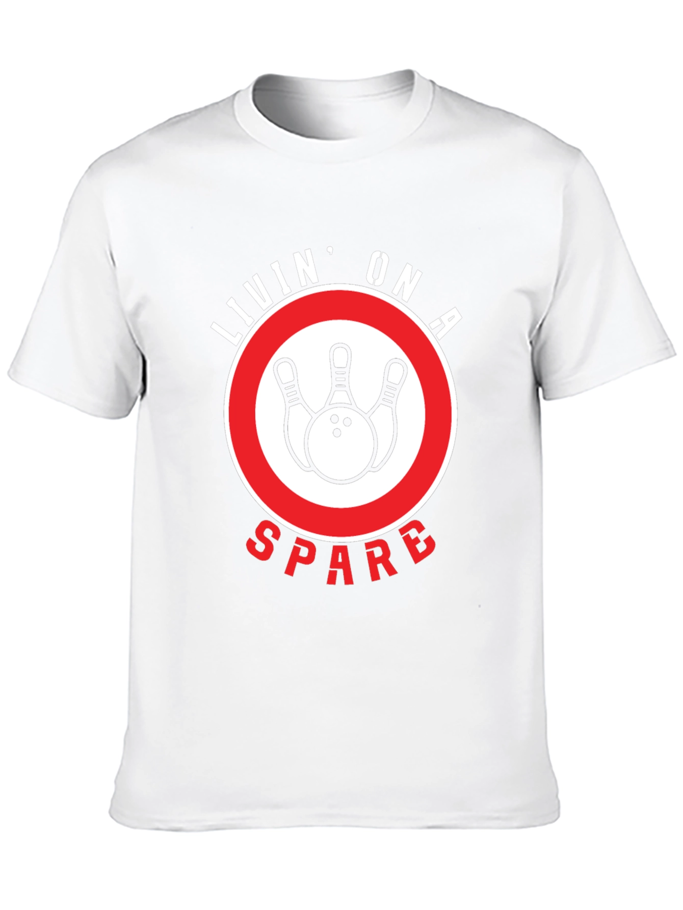 Livin On a Spare Bowling T-Shirt