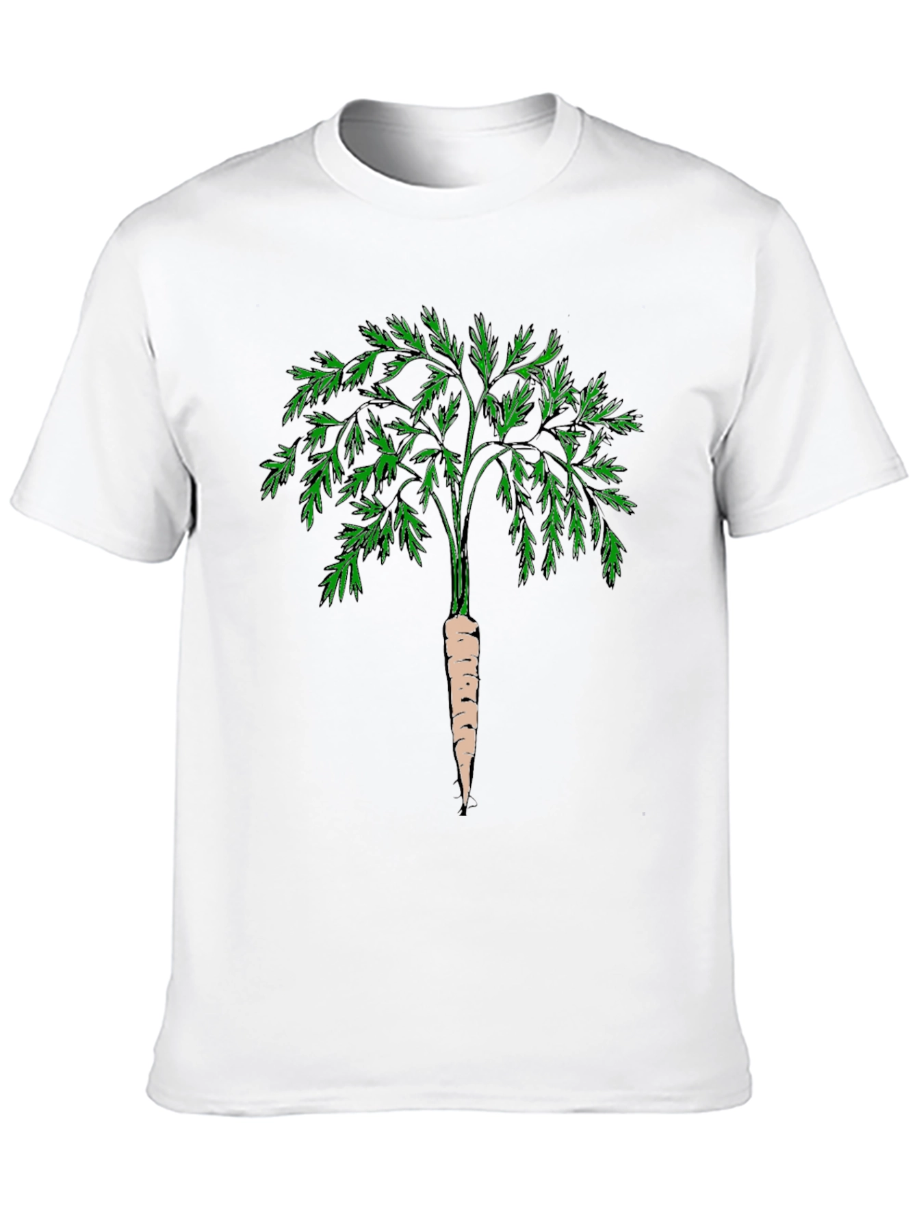 Carrot Tree Graphic Tee - Unique Nature Design