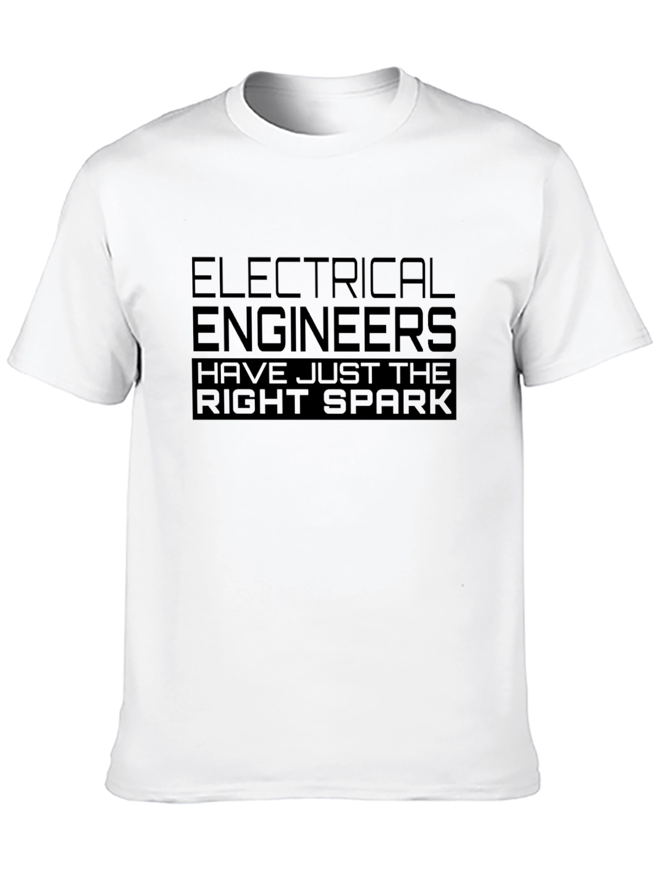 Electrical Engineer Right Spark Black T-Shirt