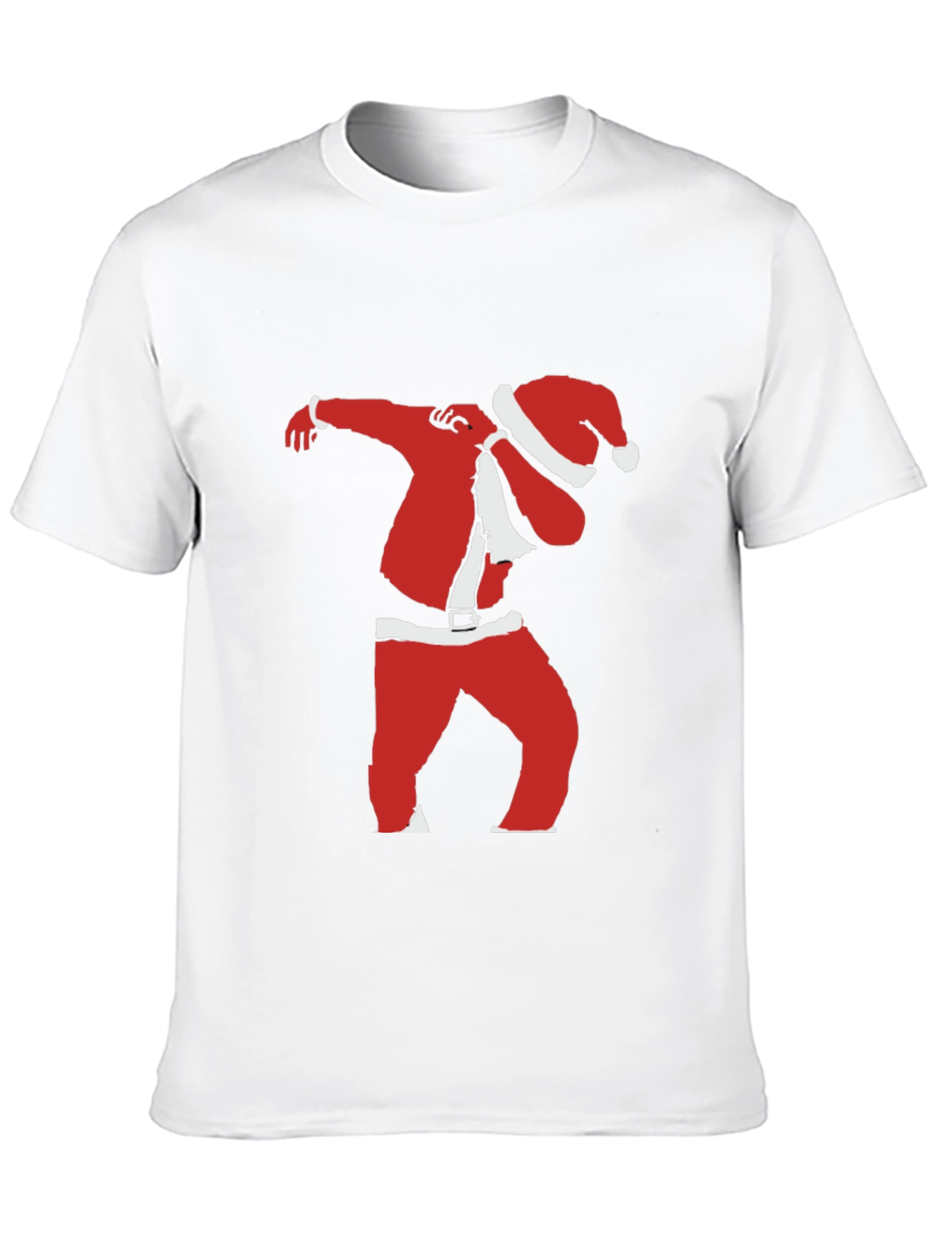 Dabbing Santa Black T-Shirt - Holiday Festive Apparel