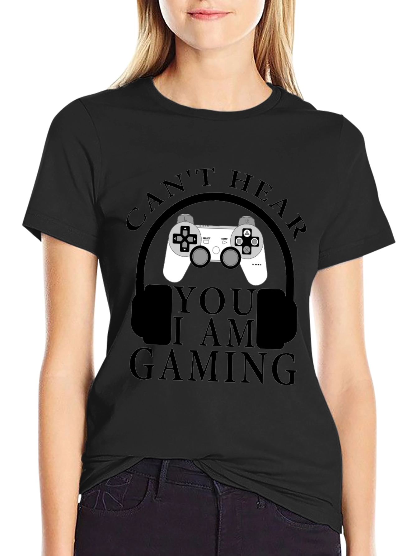 Gamer T-Shirt - Cant Hear You Im Gaming