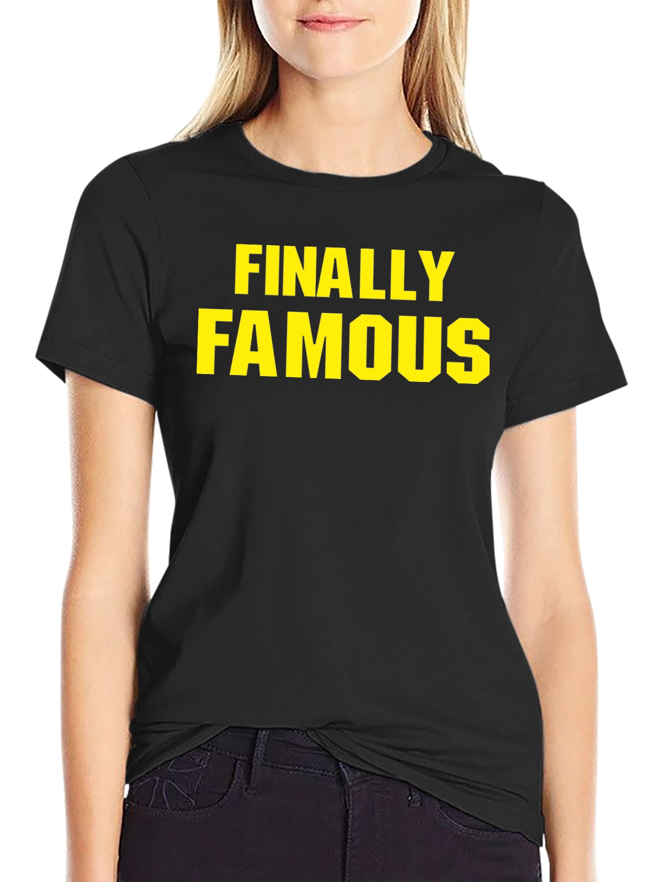 Finally Famous Graphic T-Shirt - Black