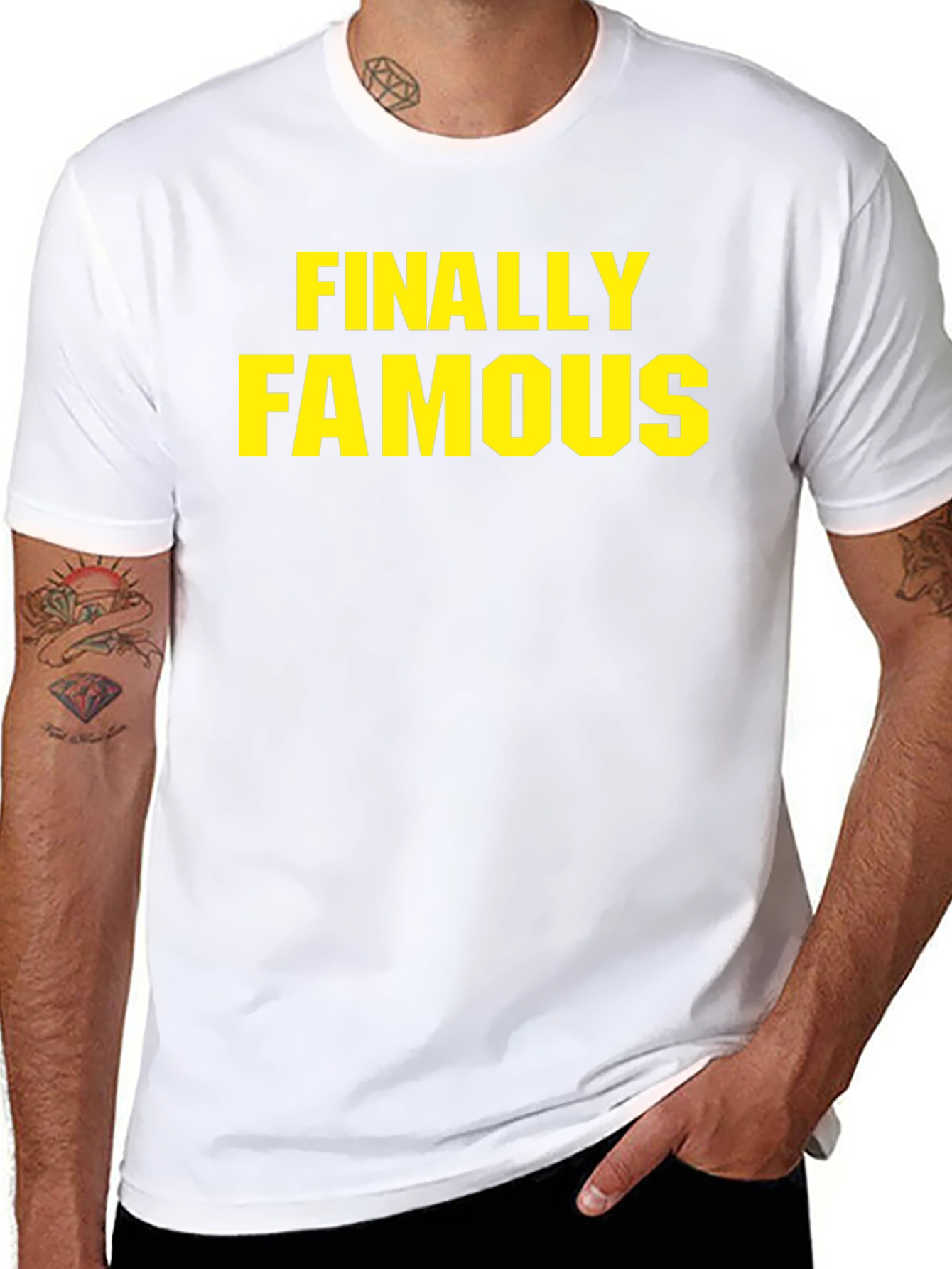 Finally Famous Graphic T-Shirt - Black