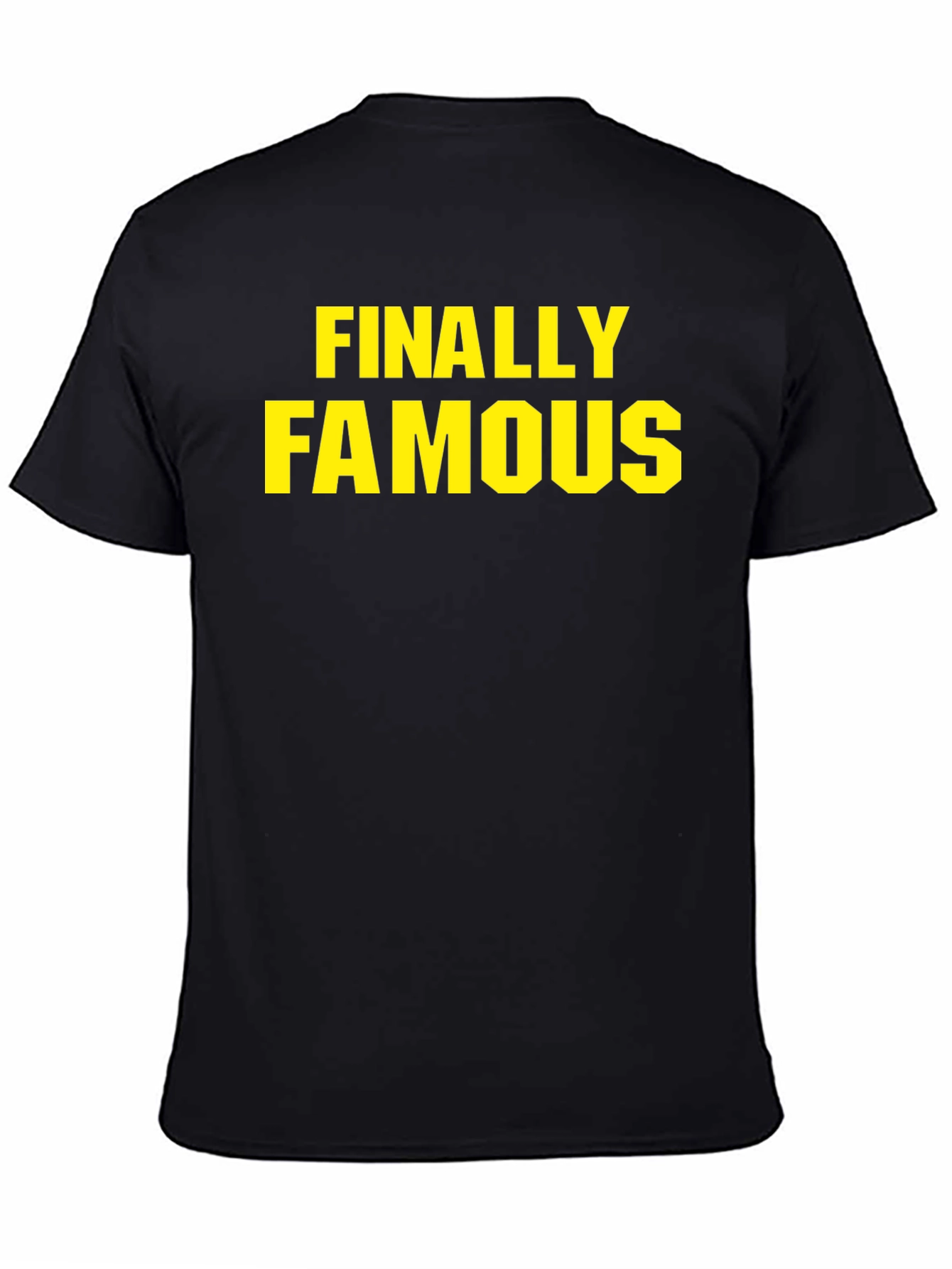 Finally Famous Graphic T-Shirt - Black