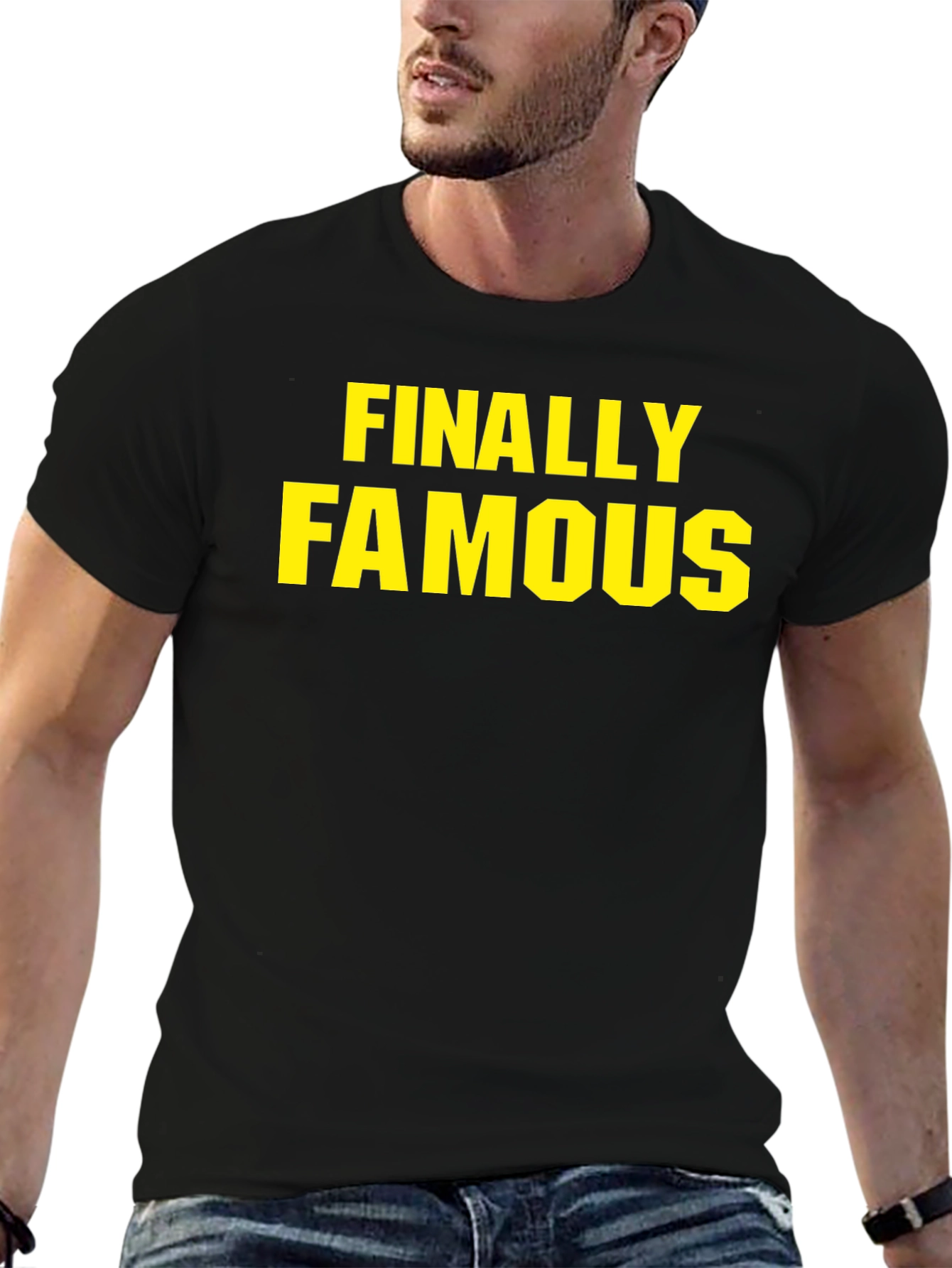 Finally Famous Graphic T-Shirt - Black