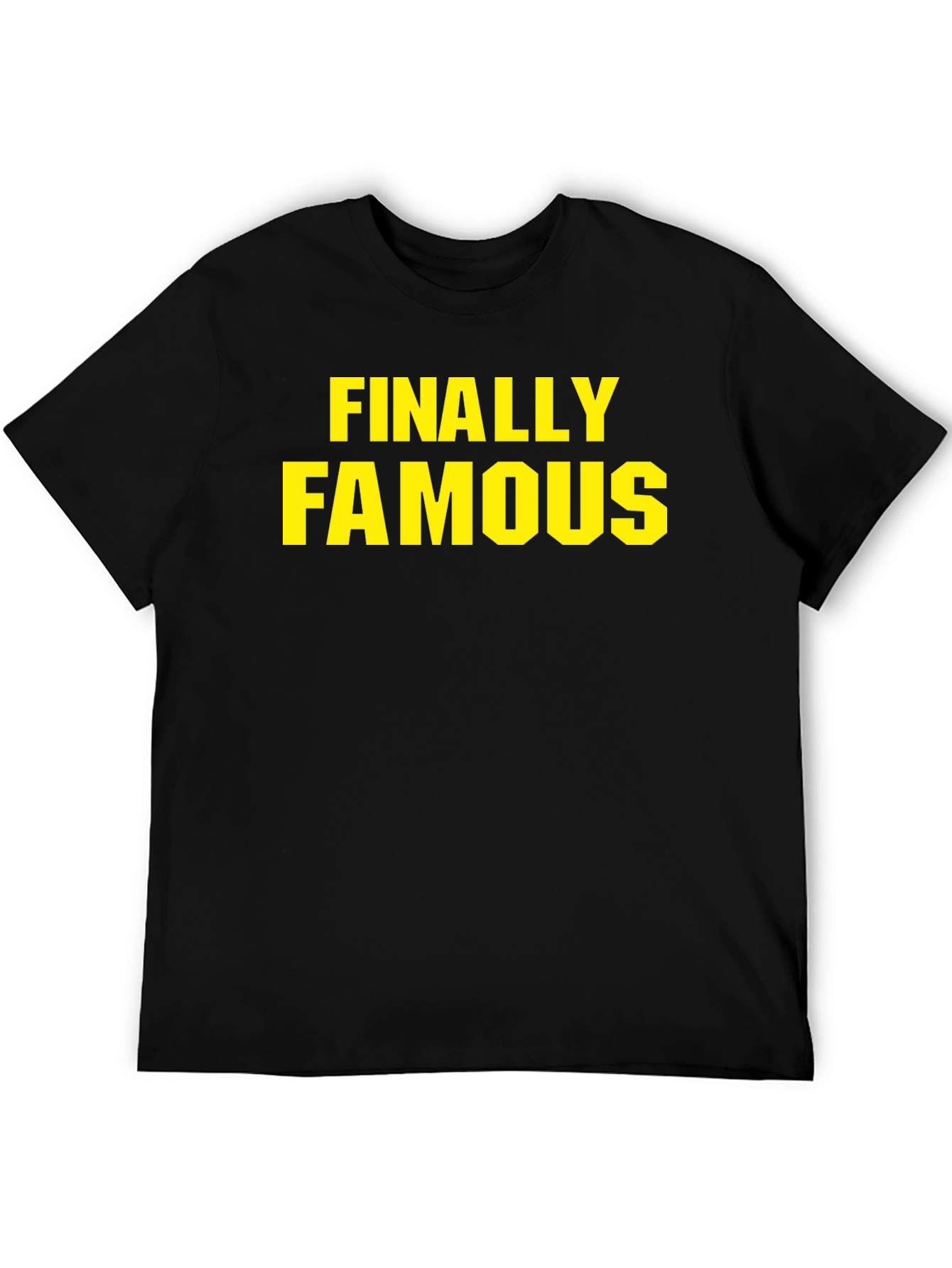 Finally Famous Graphic T-Shirt - Black