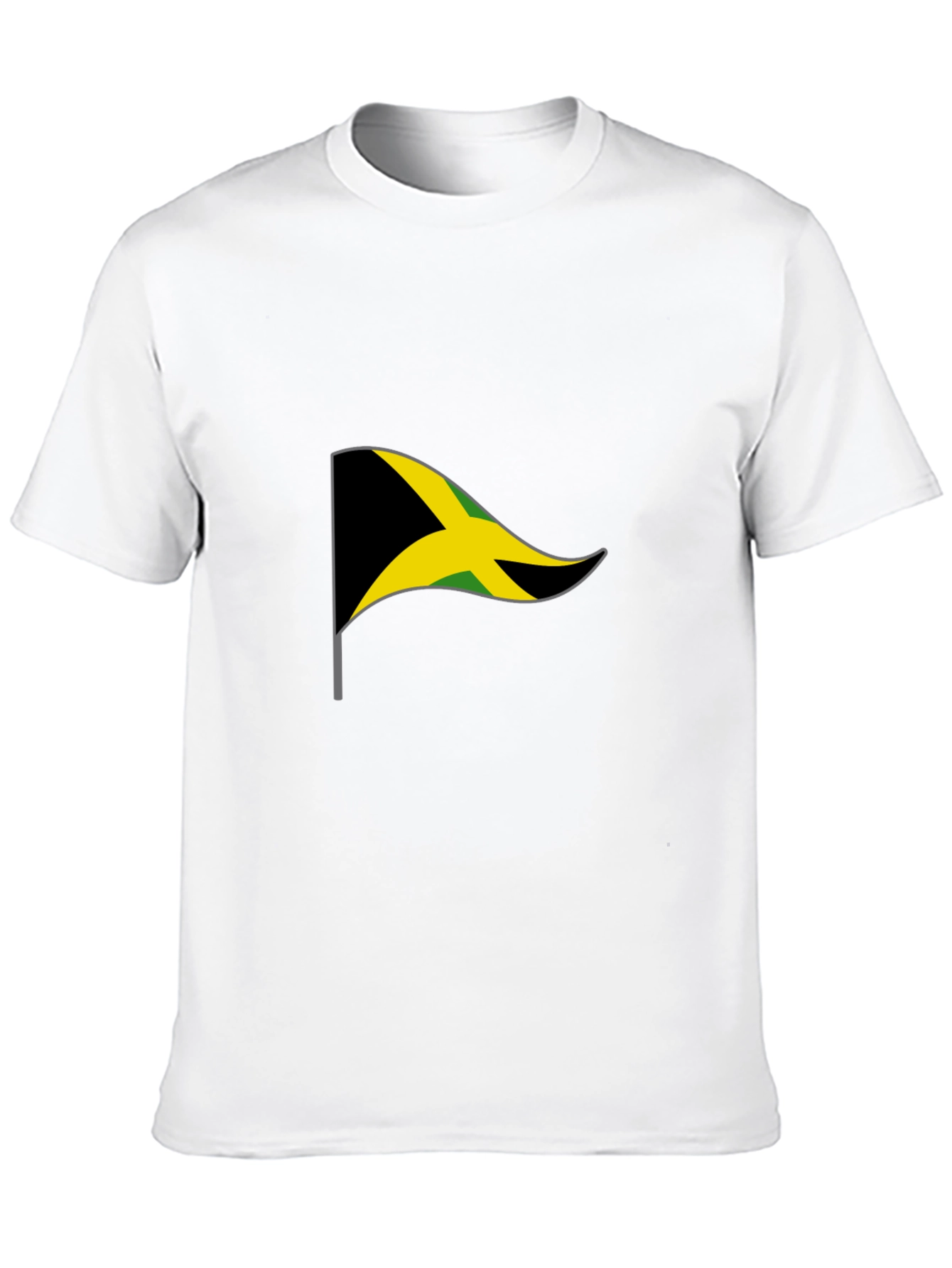 Jamaica Flag Graphic T-Shirt - Black