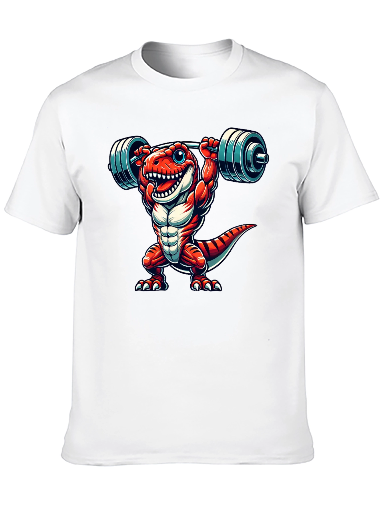 Dino Gym T-Shirt: Lift Like a Rex!