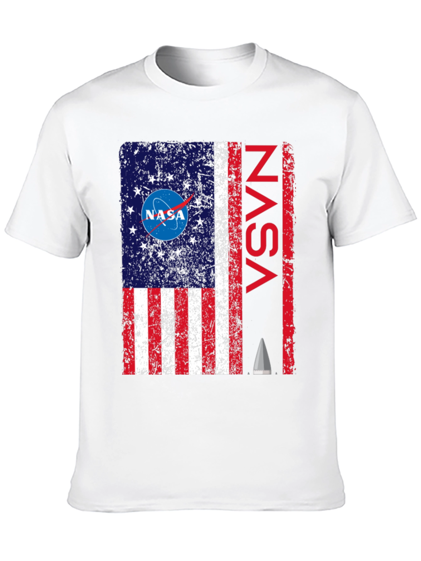 NASA American Flag T-Shirt