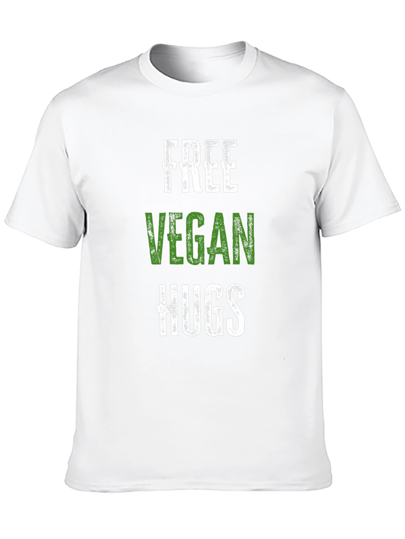 Free Vegan Hugs Graphic T-Shirt - Soft Cotton Tee