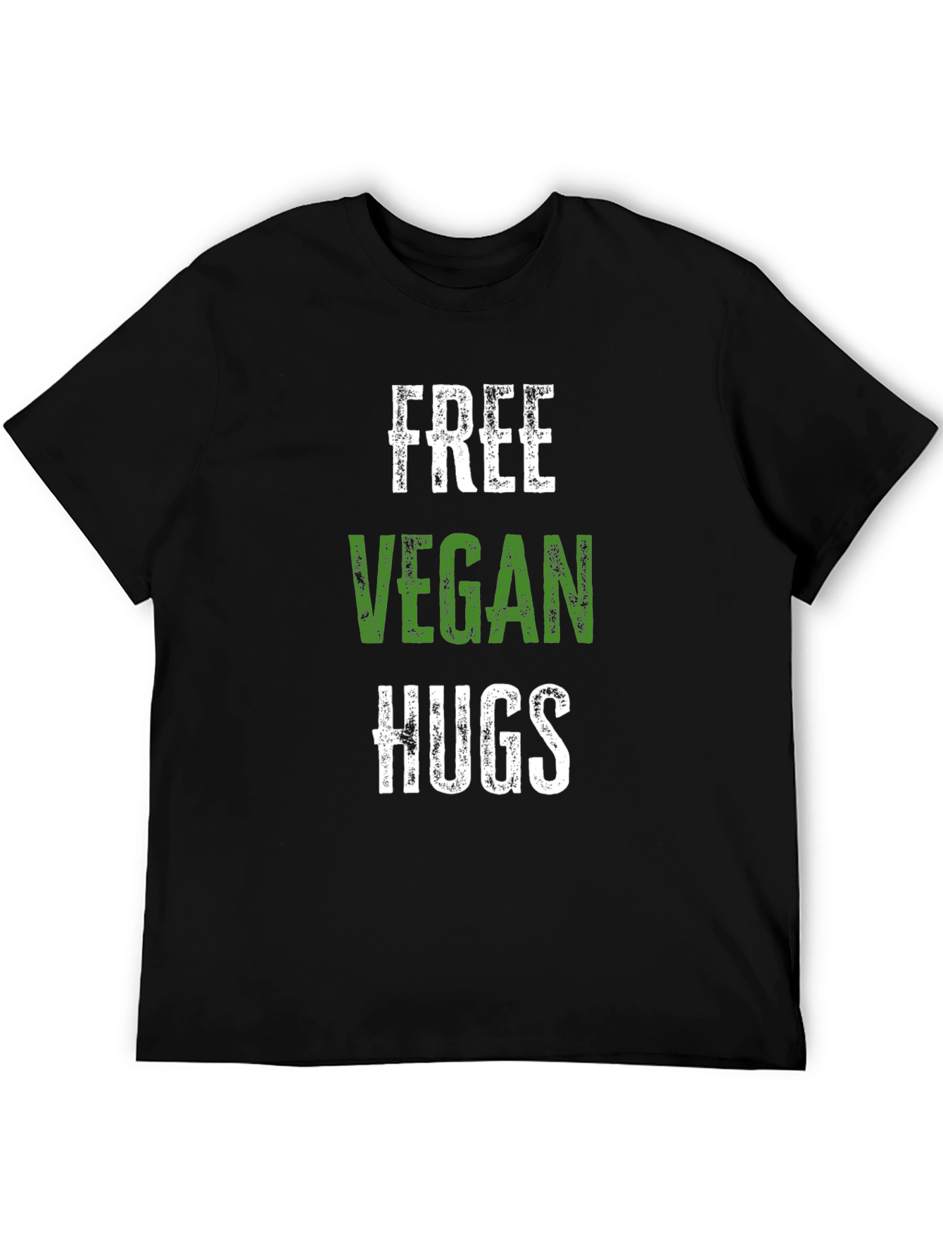Free Vegan Hugs Graphic T-Shirt - Soft Cotton Tee