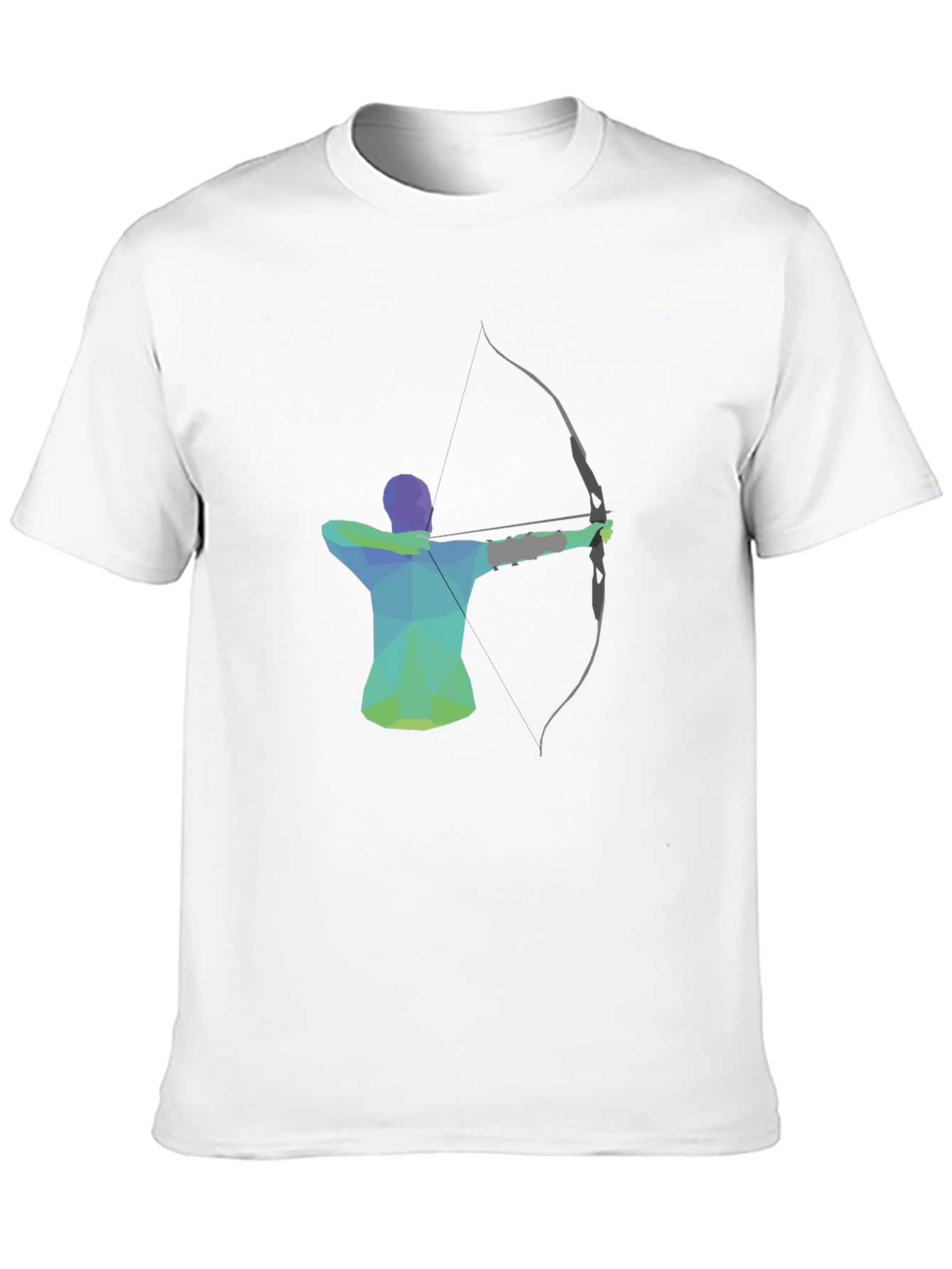 Geometric Archer Black T-Shirt
