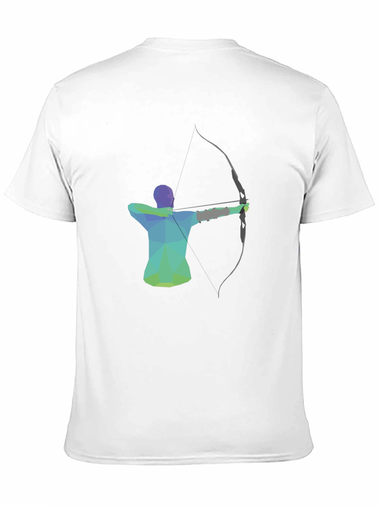 Geometric Archer Black T-Shirt