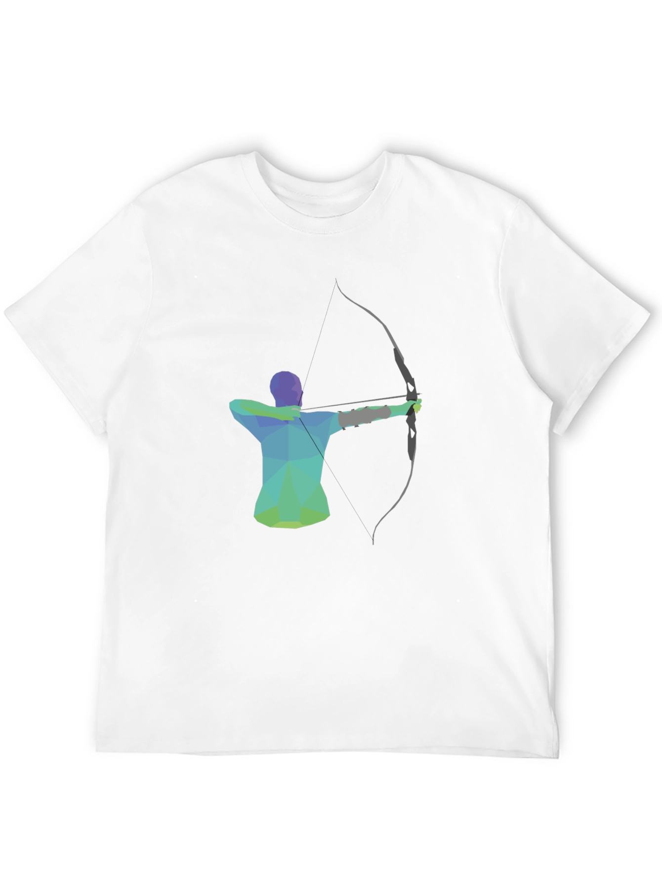 Geometric Archer Black T-Shirt