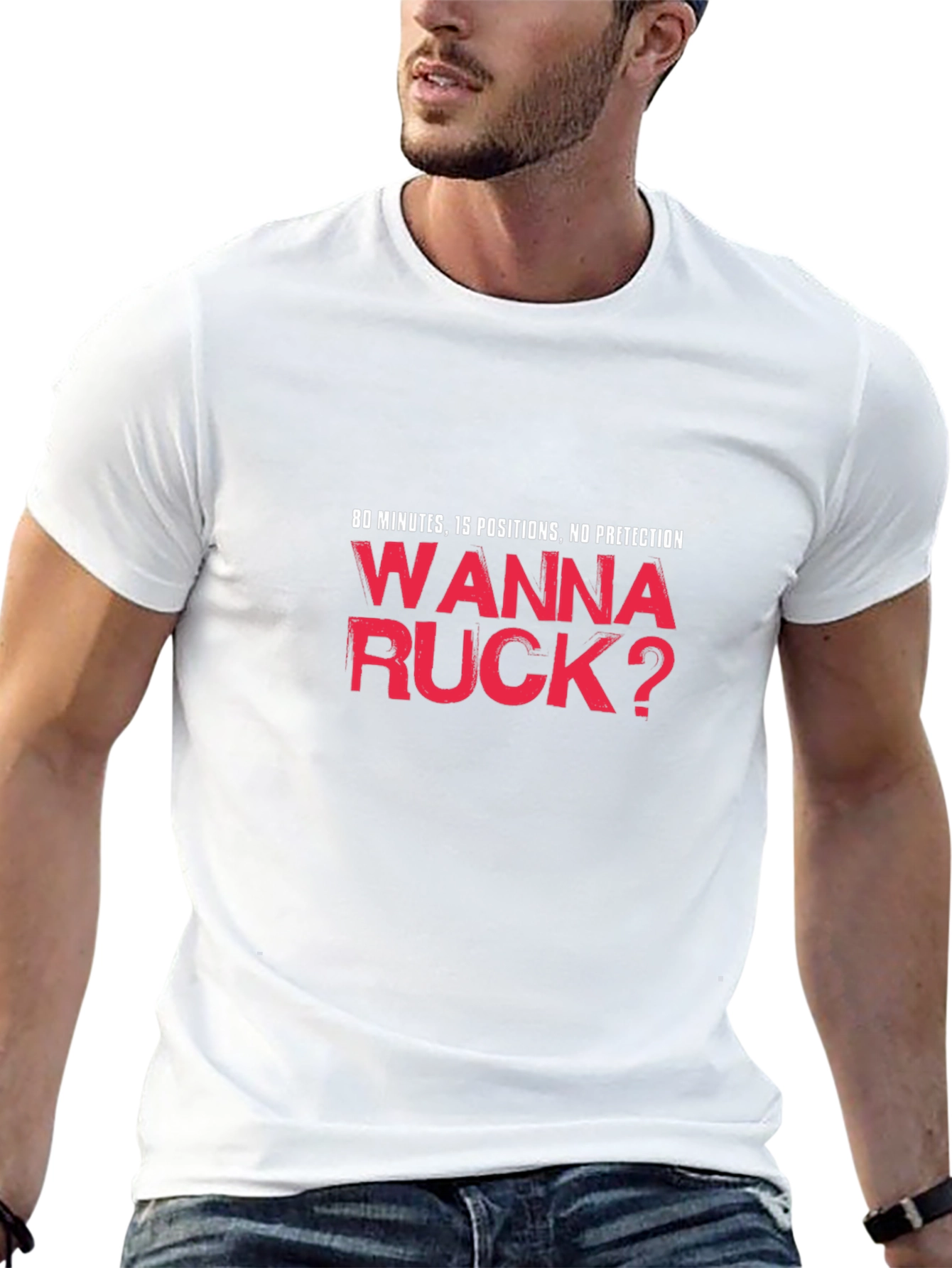 Wanna Ruck? Funny Rugby T-Shirt