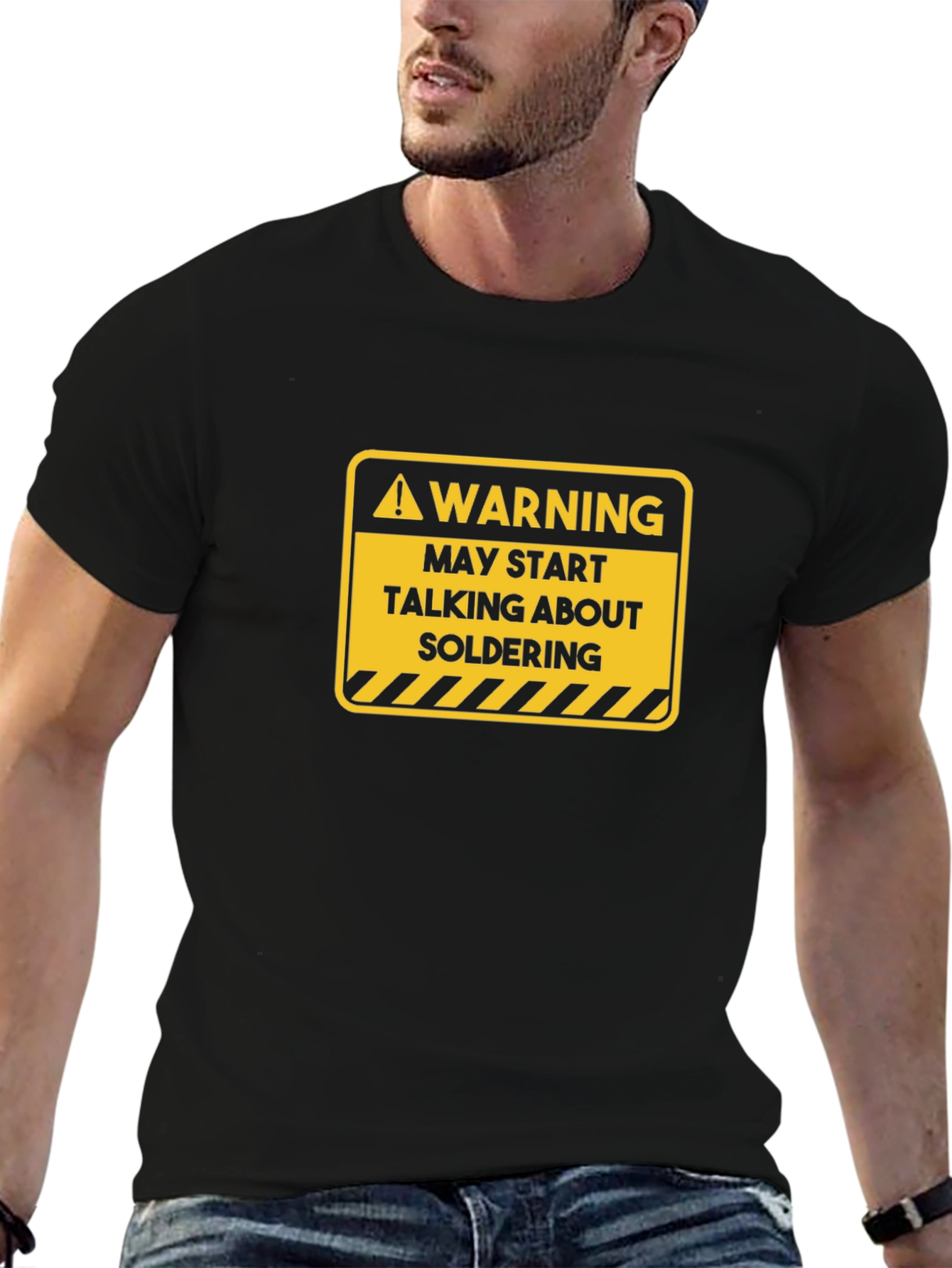 Warning Soldering T-Shirt - Funny Hobby Tee