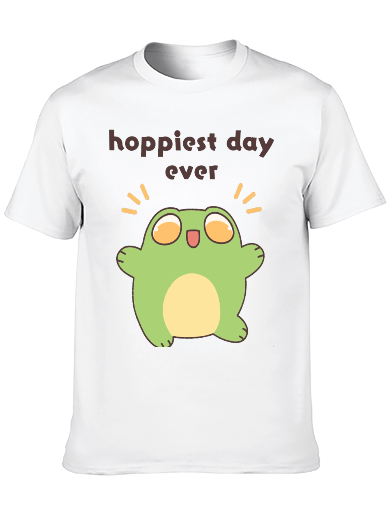 Hoppiest Day Ever Frog T-Shirt - Black