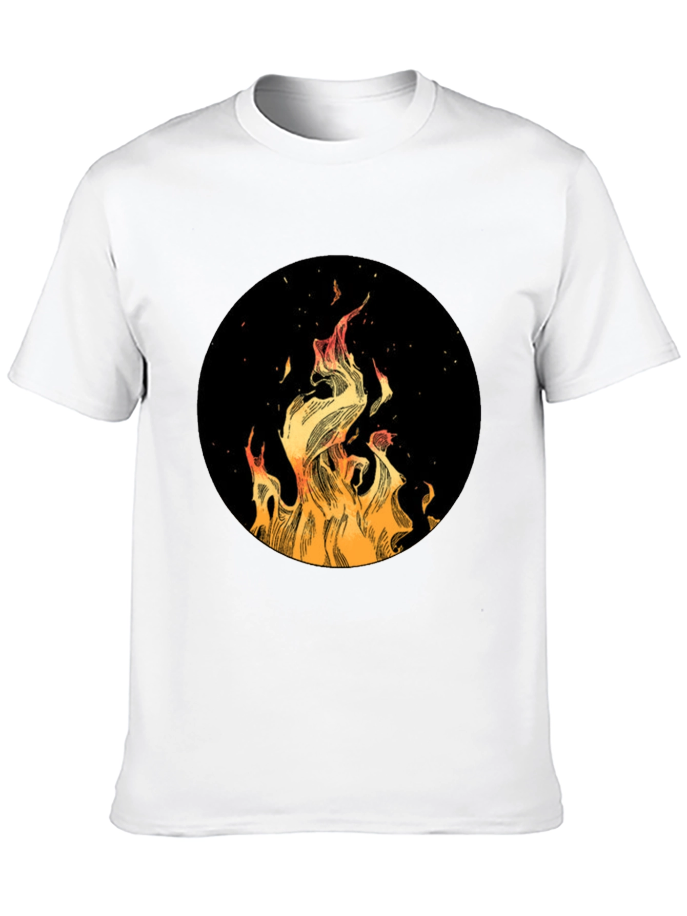 Fiery Black T-Shirt