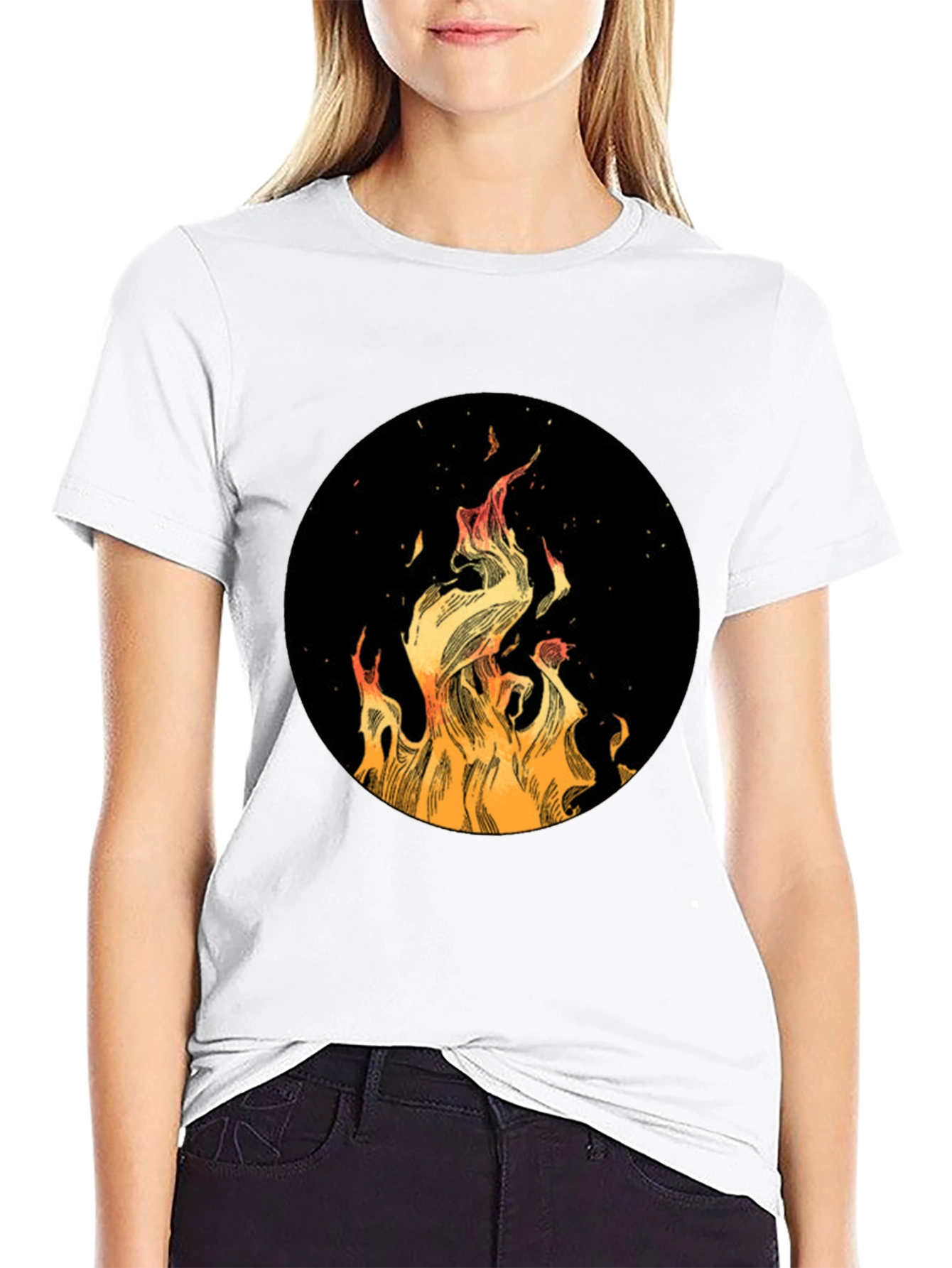 Fiery Black T-Shirt