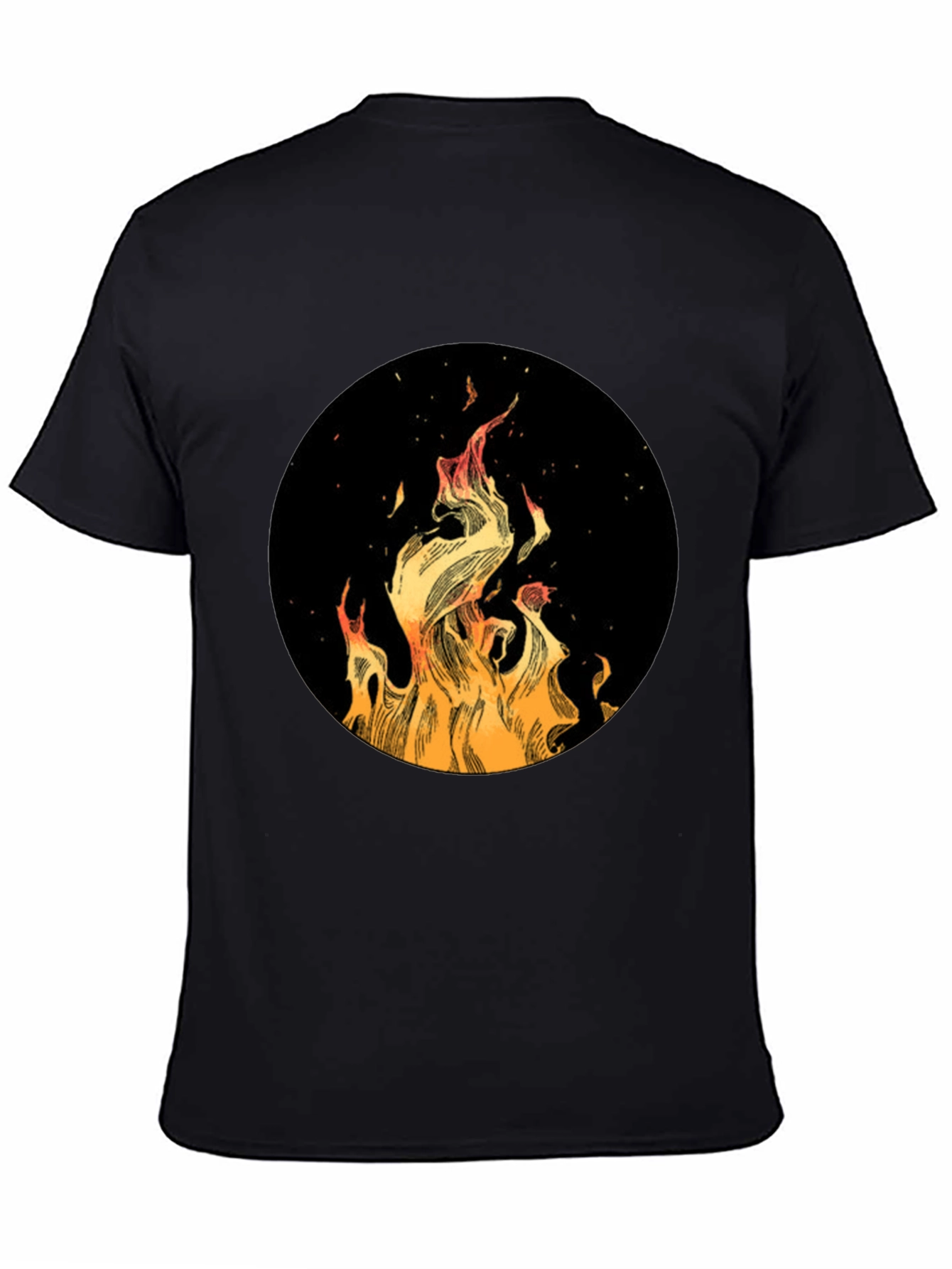 Fiery Black T-Shirt