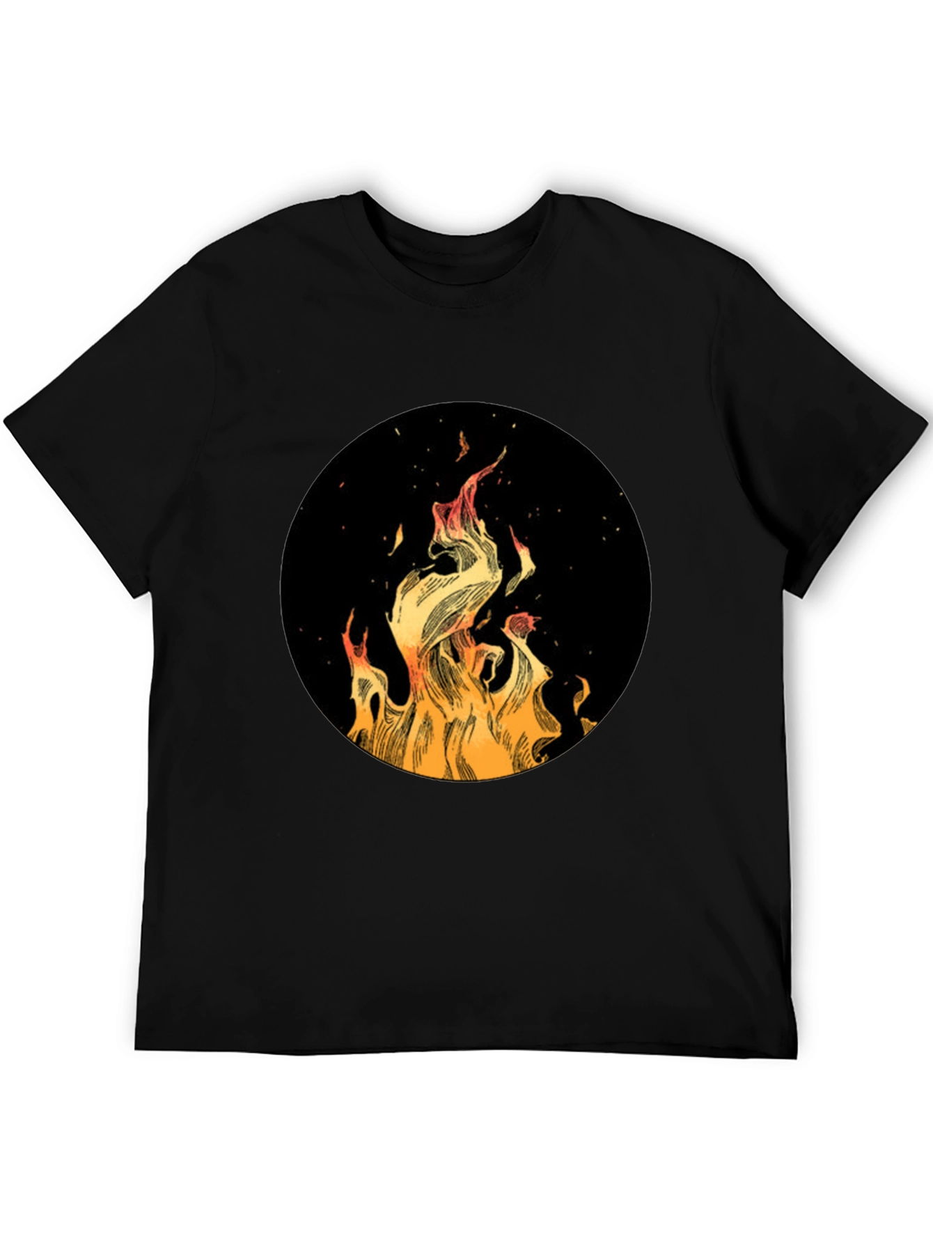 Fiery Black T-Shirt