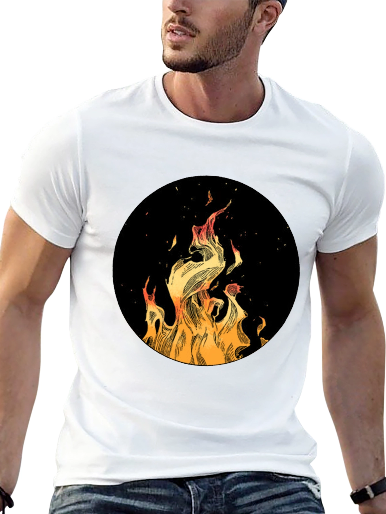 Fiery Black T-Shirt