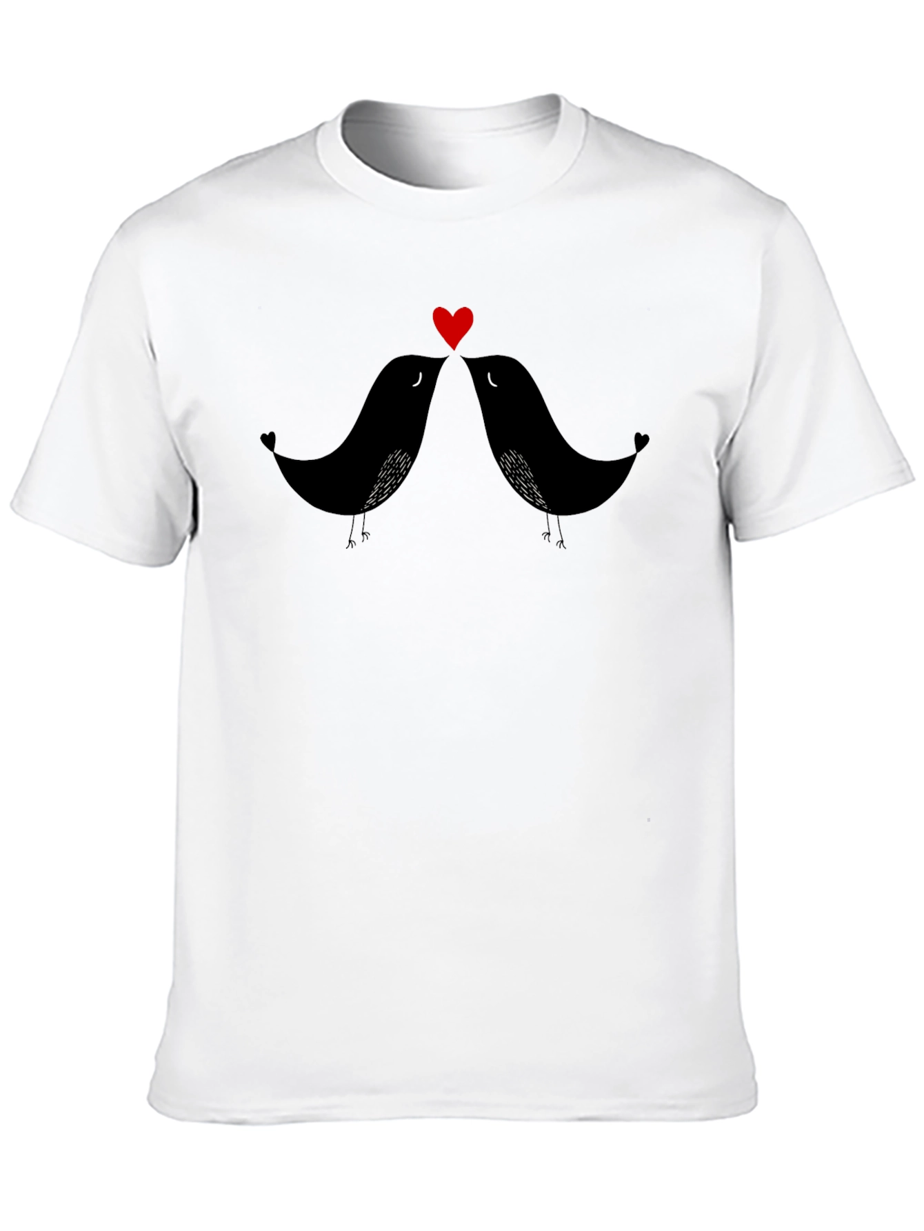 Love Birds Graphic Tee - Black