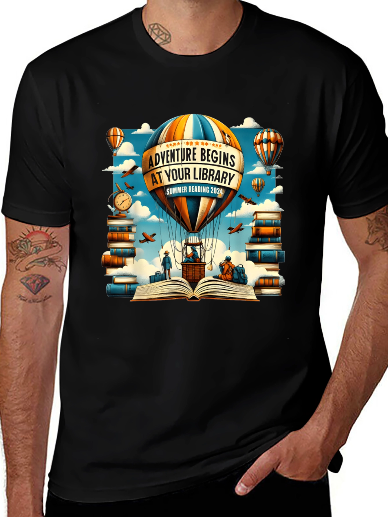 Adventure Begins at Your Library T-Shirt
