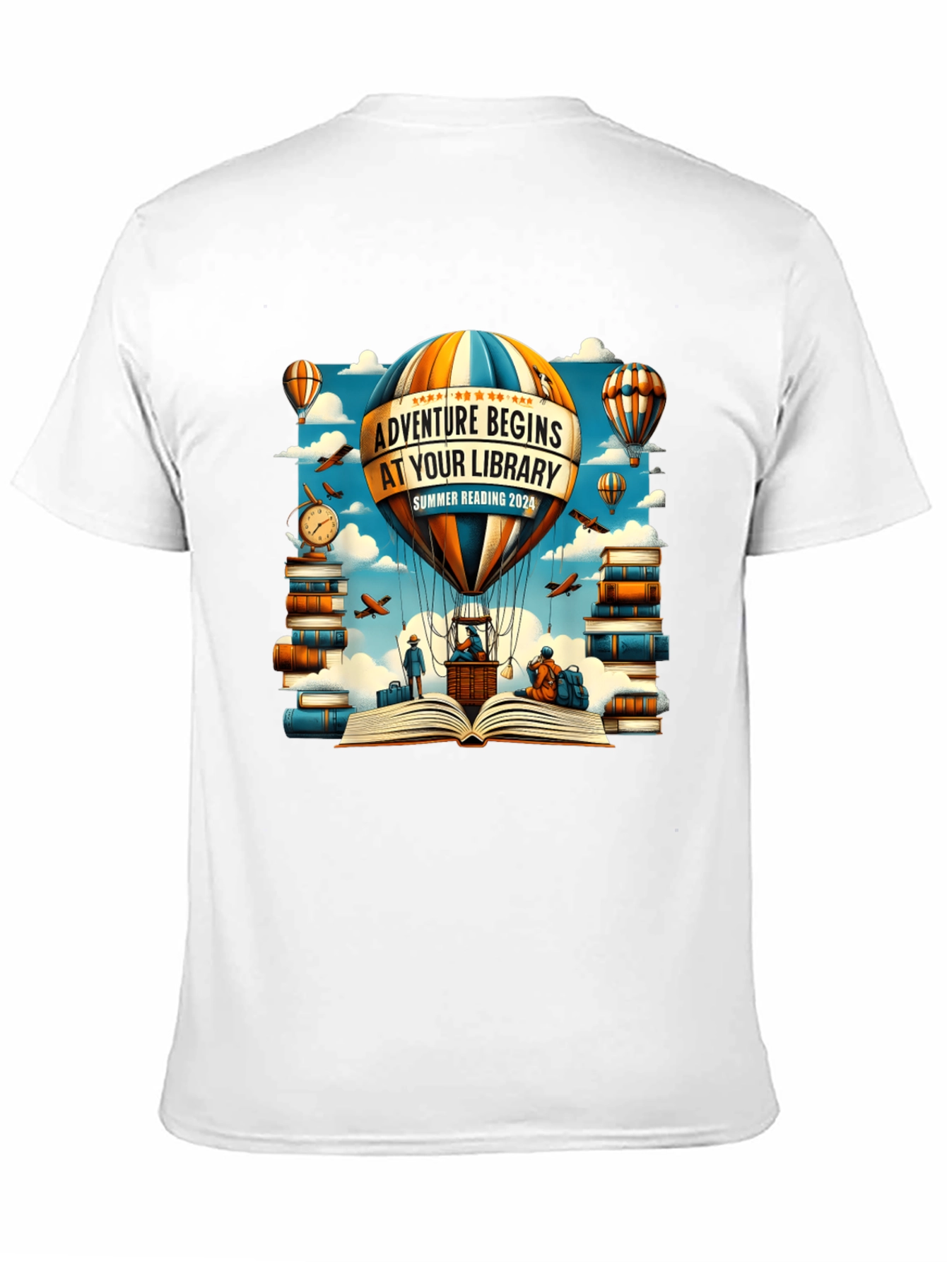 Adventure Begins at Your Library T-Shirt