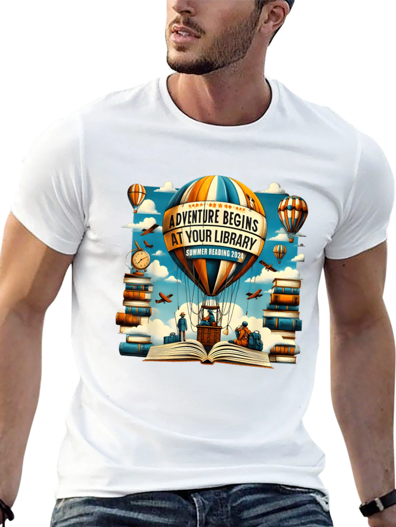 Adventure Begins at Your Library T-Shirt