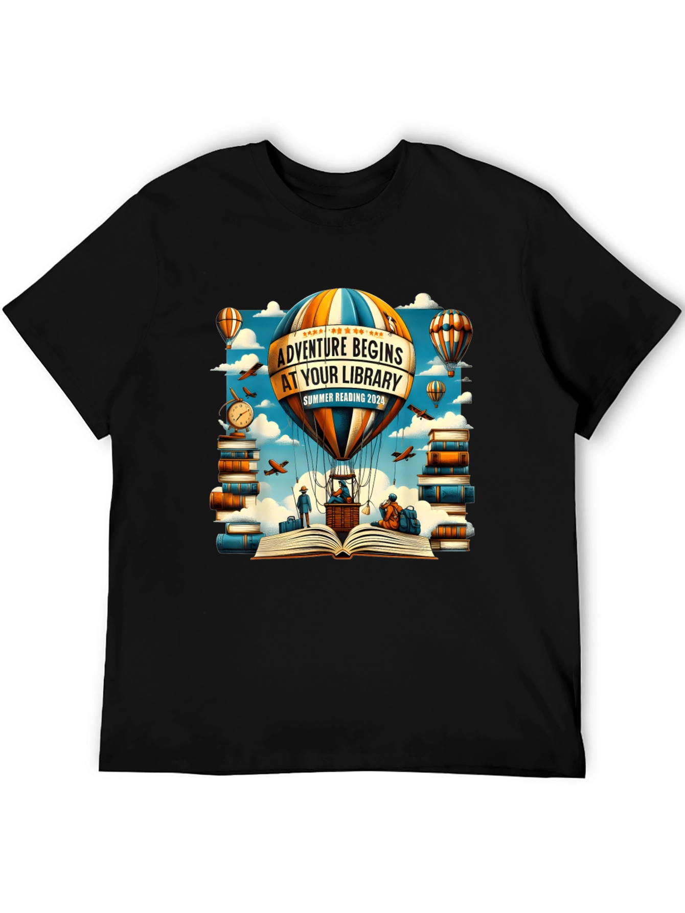 Adventure Begins at Your Library T-Shirt