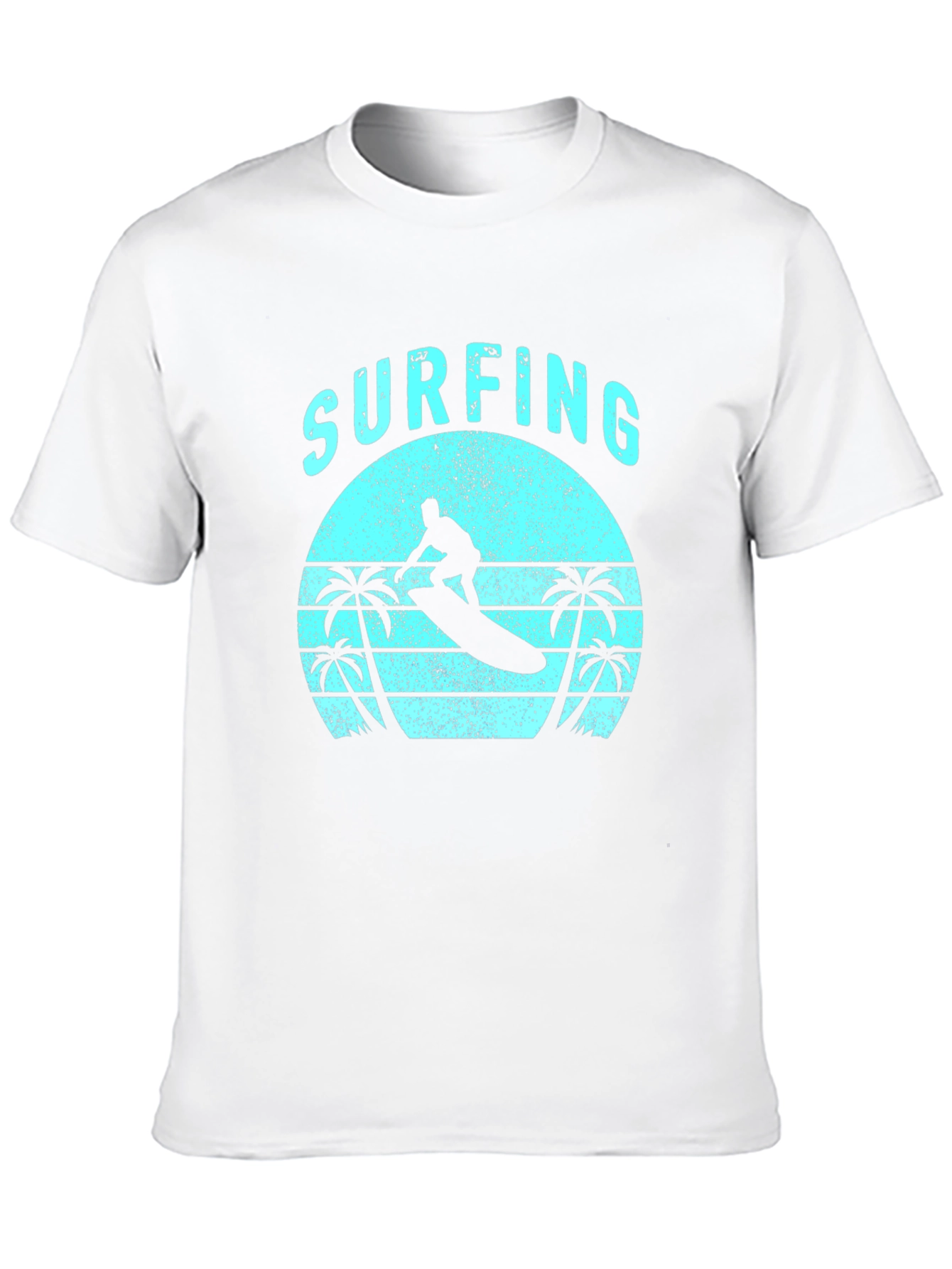 Retro Surfing Graphic Tee - Cool Beach Vibes