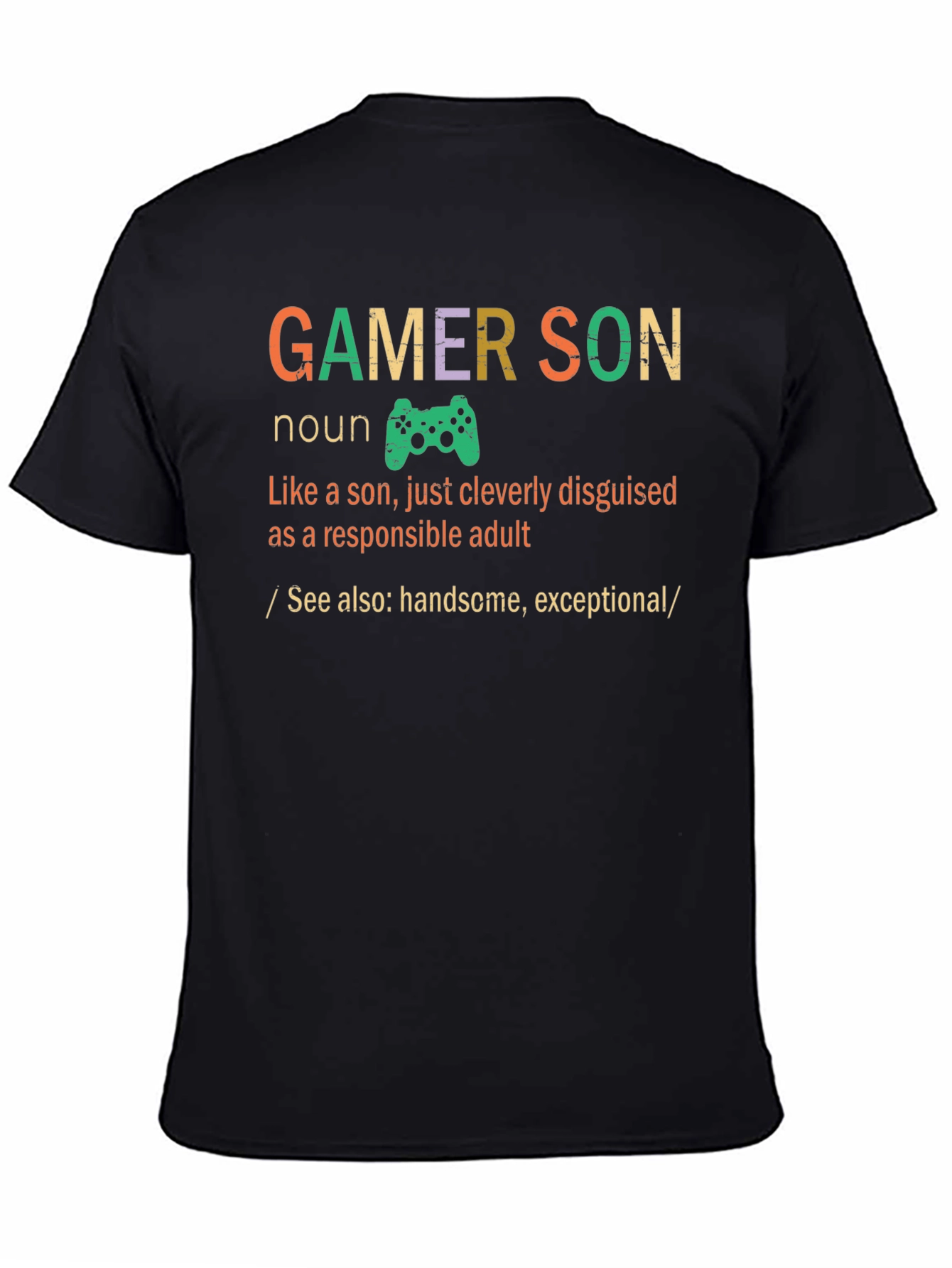 Gamer Son Funny Graphic T-Shirt