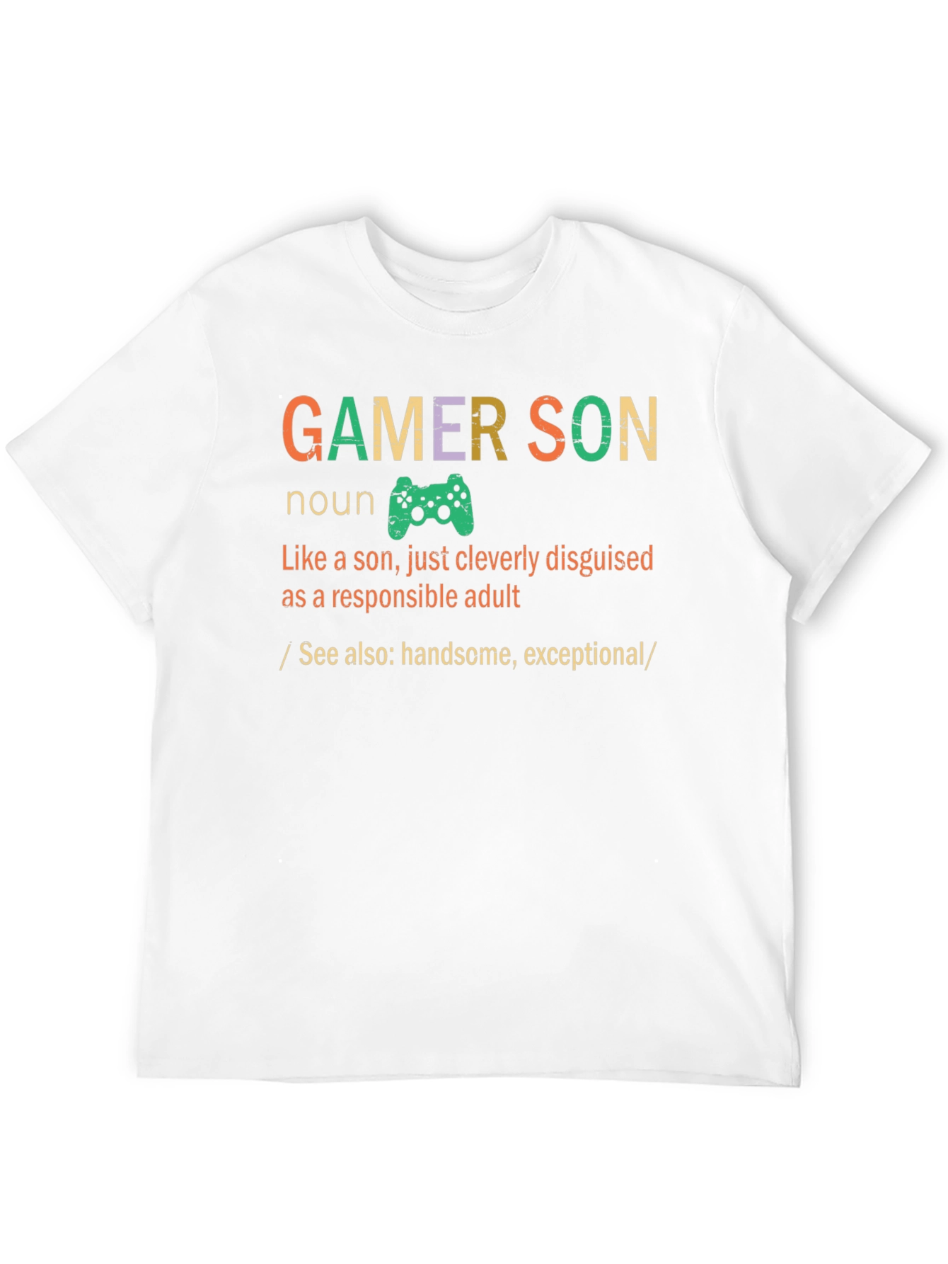 Gamer Son Funny Graphic T-Shirt