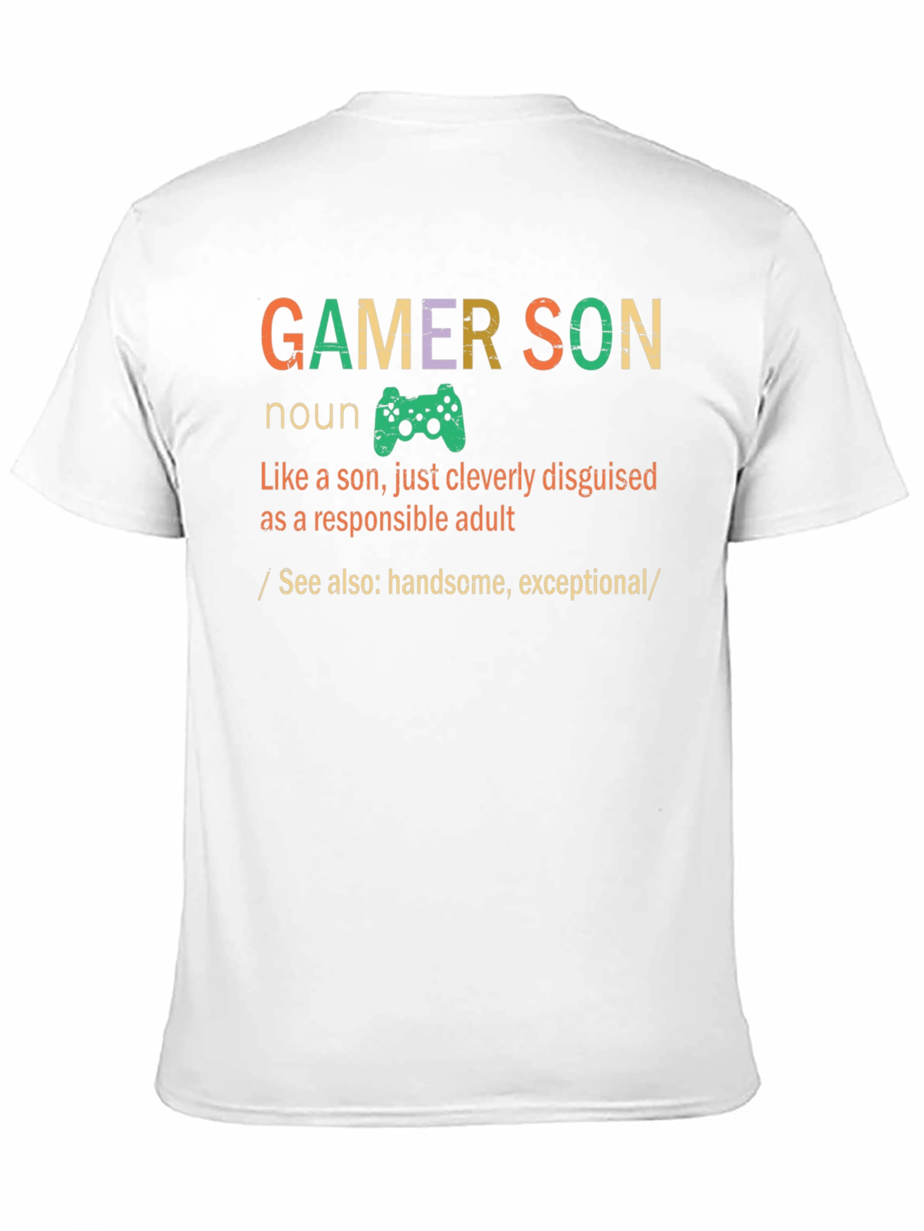 Gamer Son Funny Graphic T-Shirt